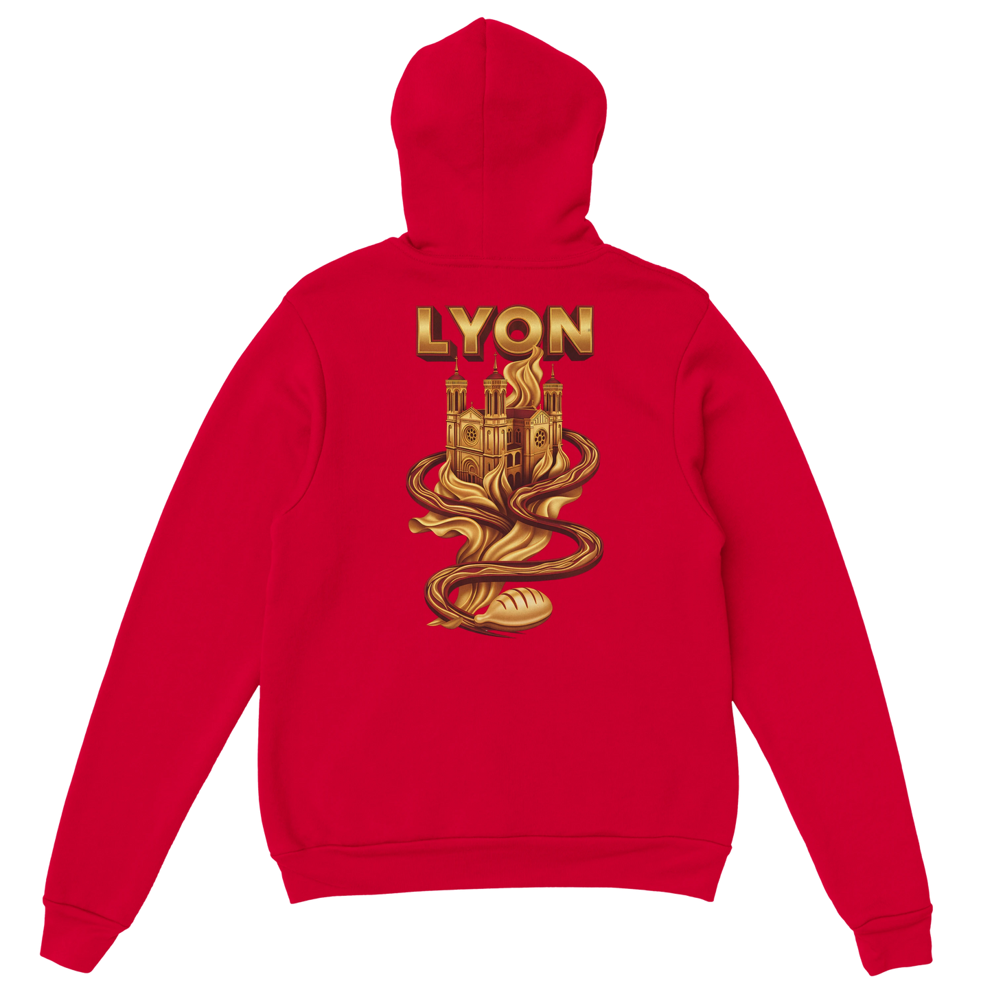 Sweat à Capuche Unisexe Lyon – Design Ville de France