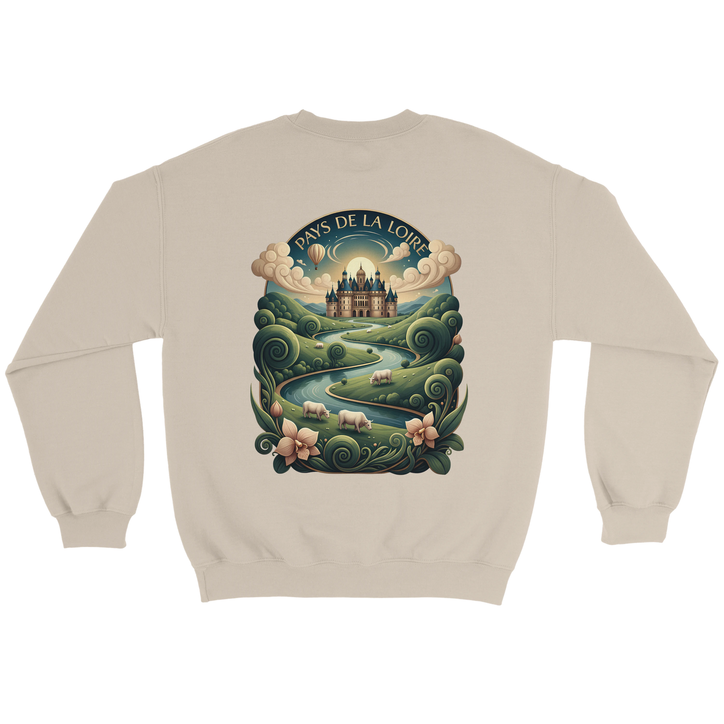 Sweat-shirt Unisexe Pays de la Loire – Confort Premium et Coupe Classique