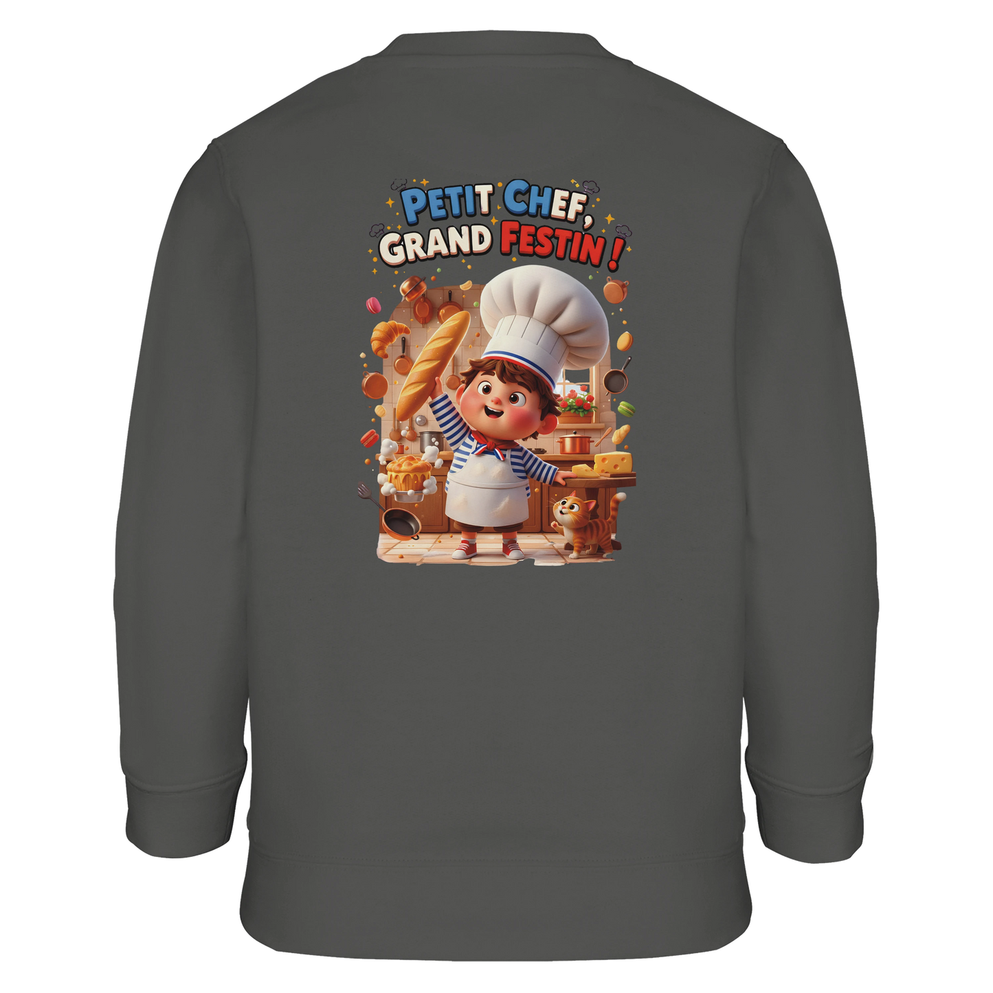 Petit Chef Grand Festin Sweat-shirt Enfant – Sweat Éco-responsable Confortable