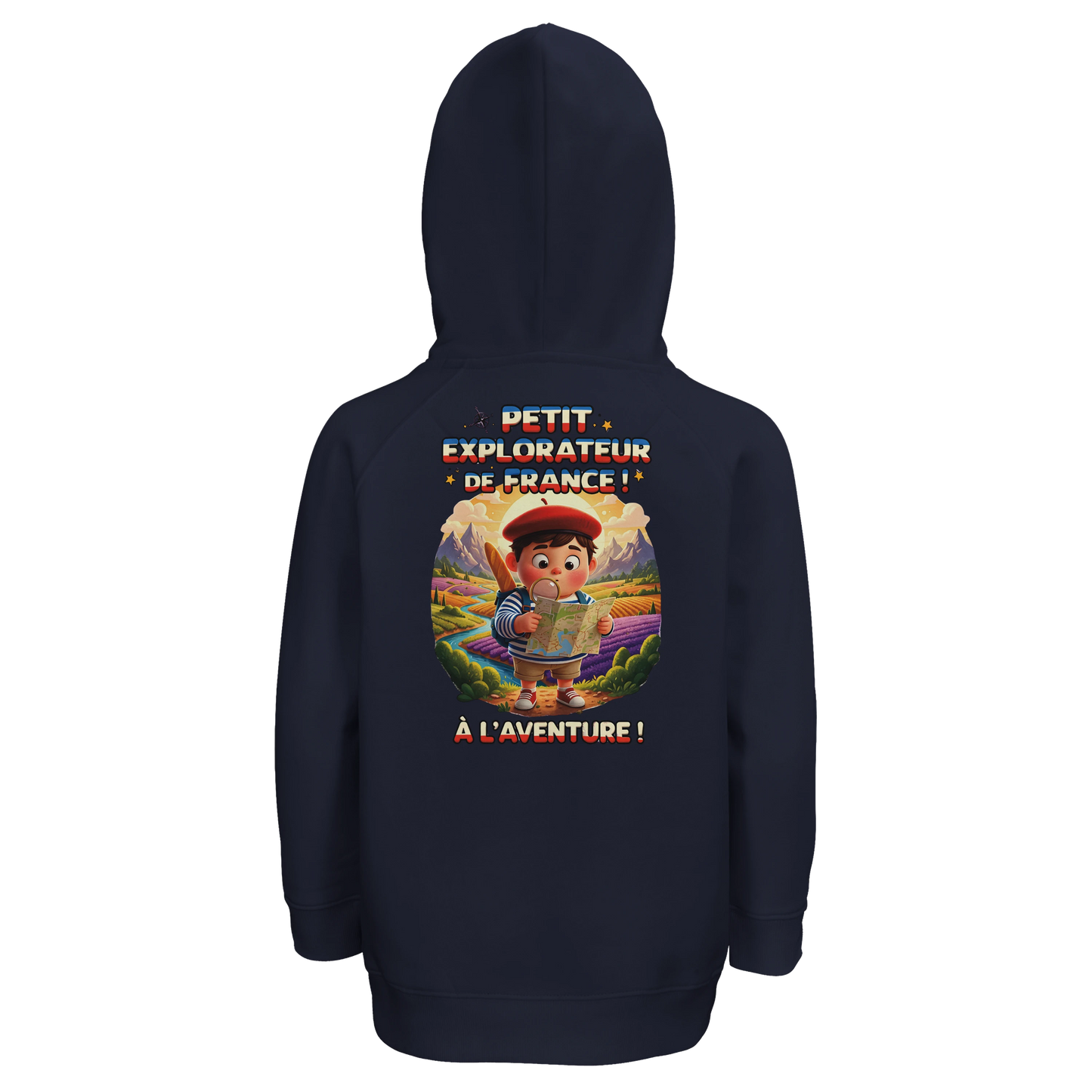 Sweat à Capuche Enfant Petit Explorateur - Coton Bio et Durable