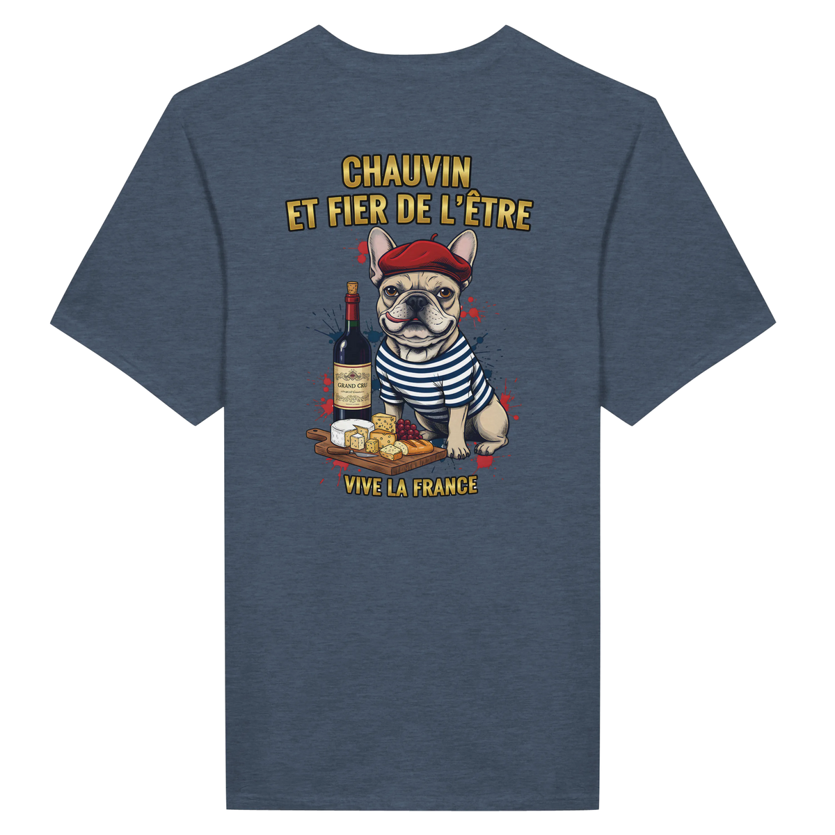 T-shirt Homme Chauvin et Fier de l'Être - Classique Ras du Cou Gildan 64000