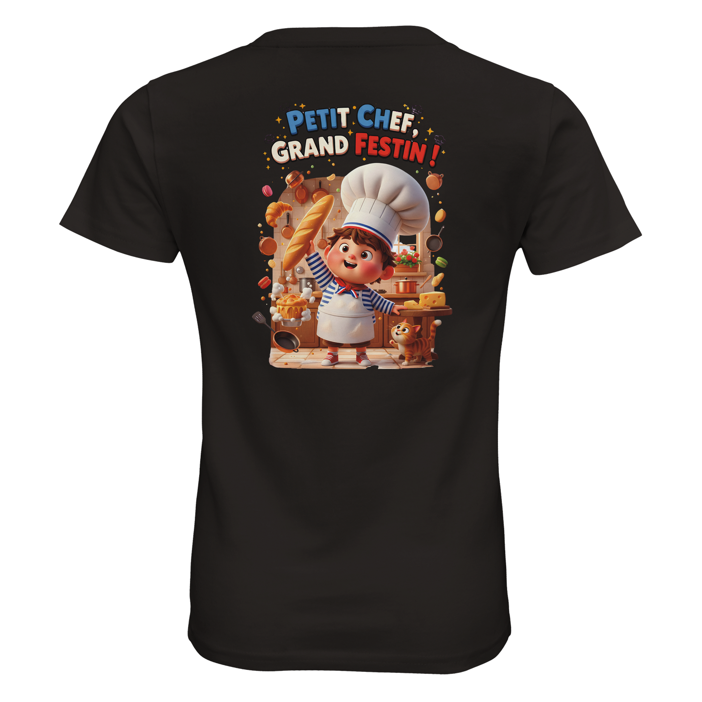T-Shirt Petit Chef Grand Festin – 100% Coton Bio