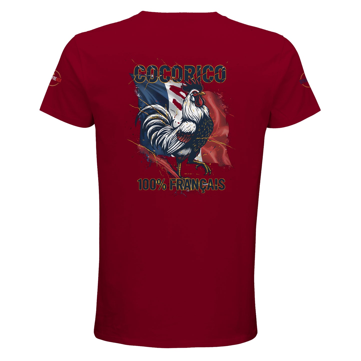 T-shirt Homme Cocorico - Coton Bio Premium à Col Rond