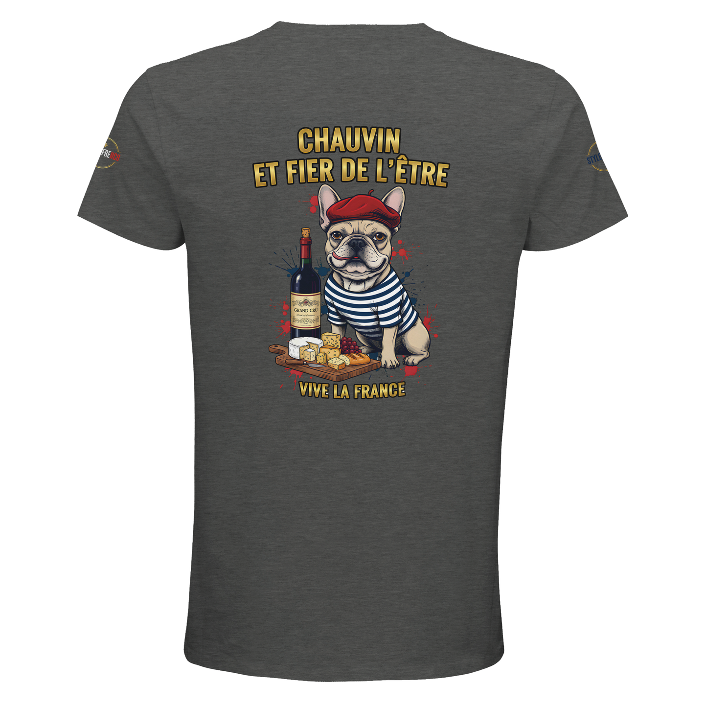 T-shirt Homme Chauvin et Fier de l'Être - 100% Coton Bio