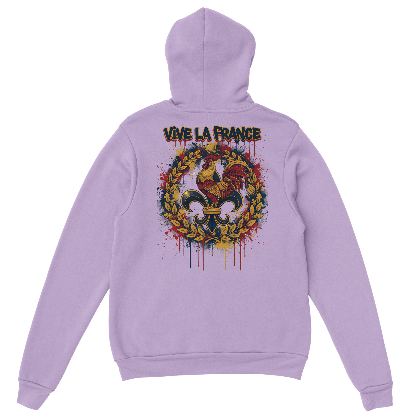 Sweat à Capuche Homme Vive la France – Confort et Style Tricolore