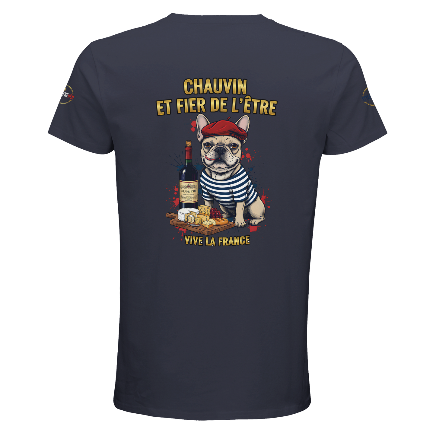 T-shirt Homme Chauvin et Fier de l'Être - 100% Coton Bio