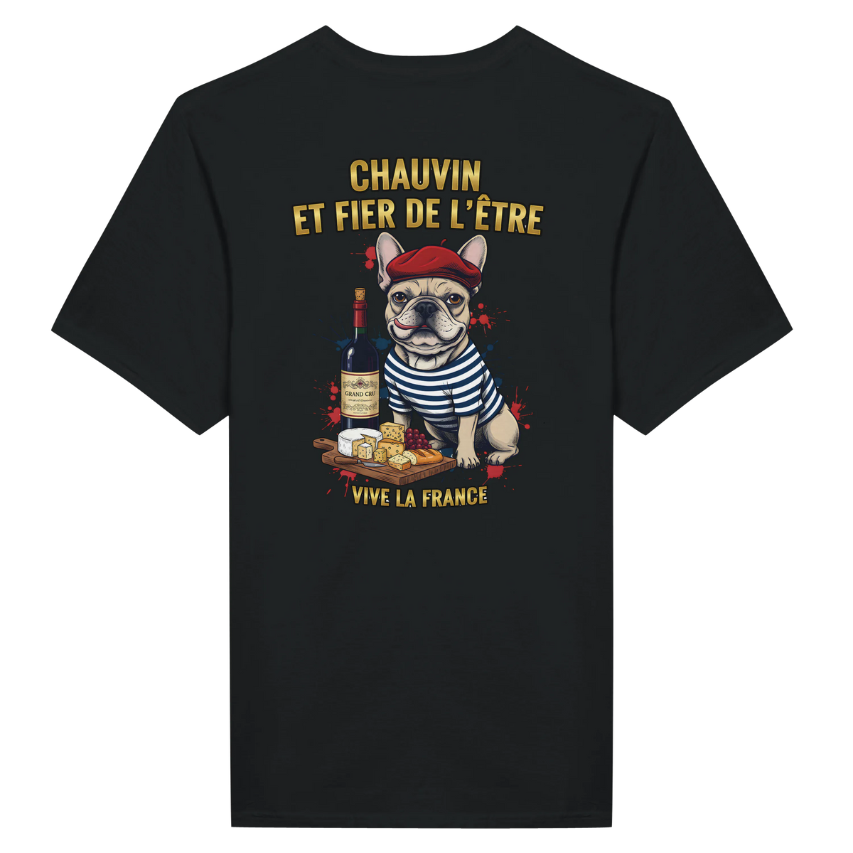 T-shirt Homme Chauvin et Fier de l'Être - Classique Ras du Cou Gildan 64000