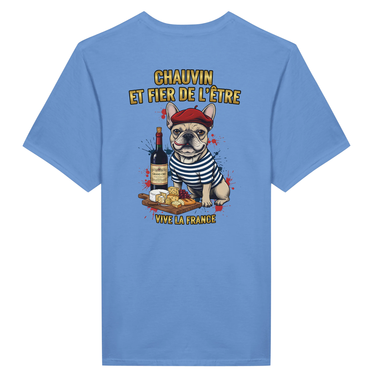 T-shirt Homme Chauvin et Fier de l'Être - Classique Ras du Cou Gildan 64000