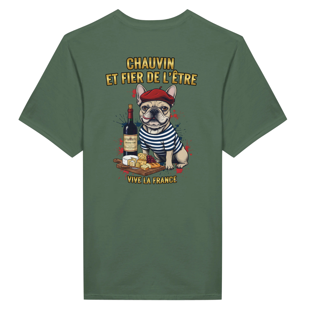 T-shirt Homme Chauvin et Fier de l'Être - Classique Ras du Cou Gildan 64000