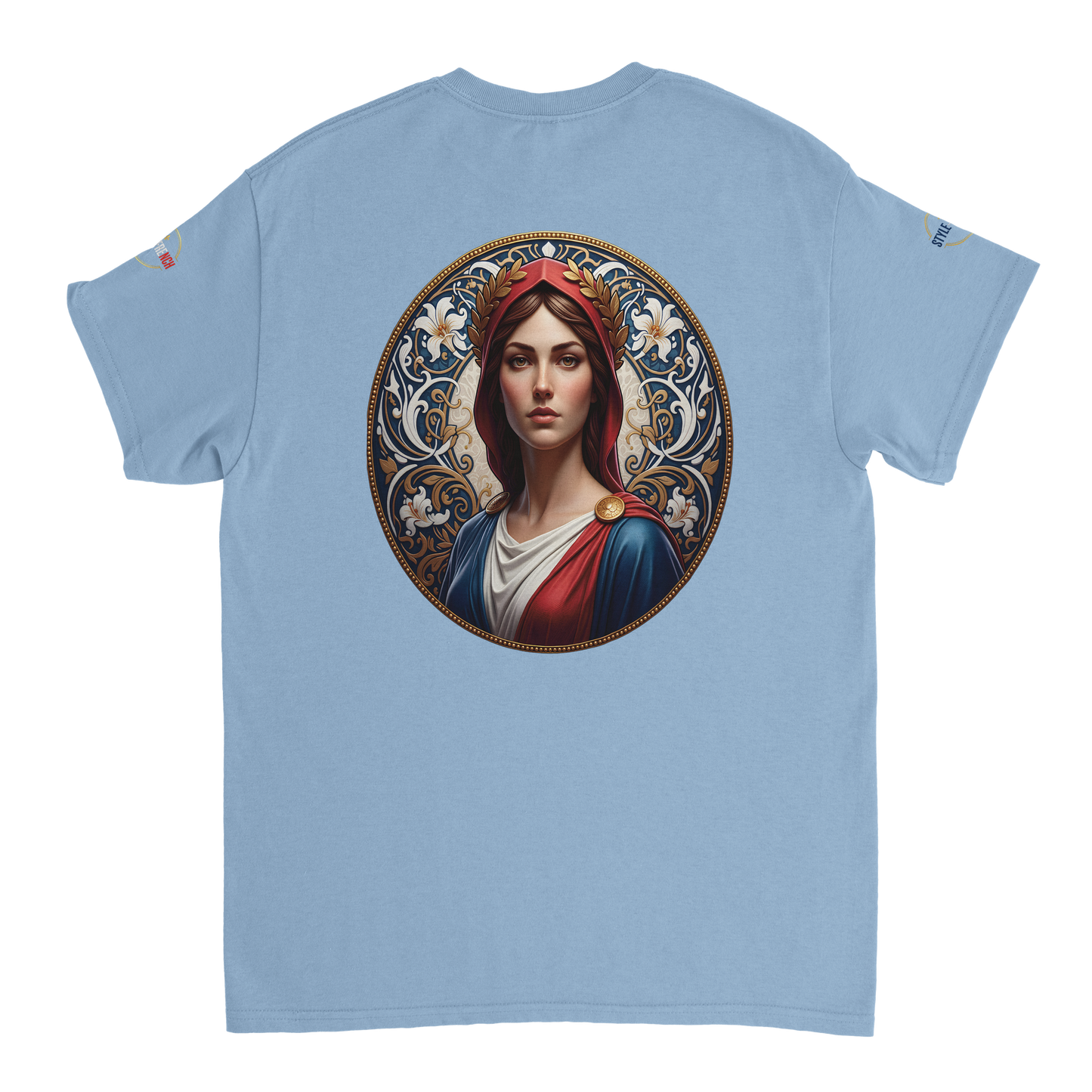 T-shirt Femme Marianne – Coton Épais Coupe Classique