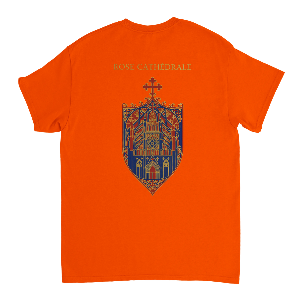 T-Shirt Femme Rose Cathédrale | Gildan 5000 Coton Épais