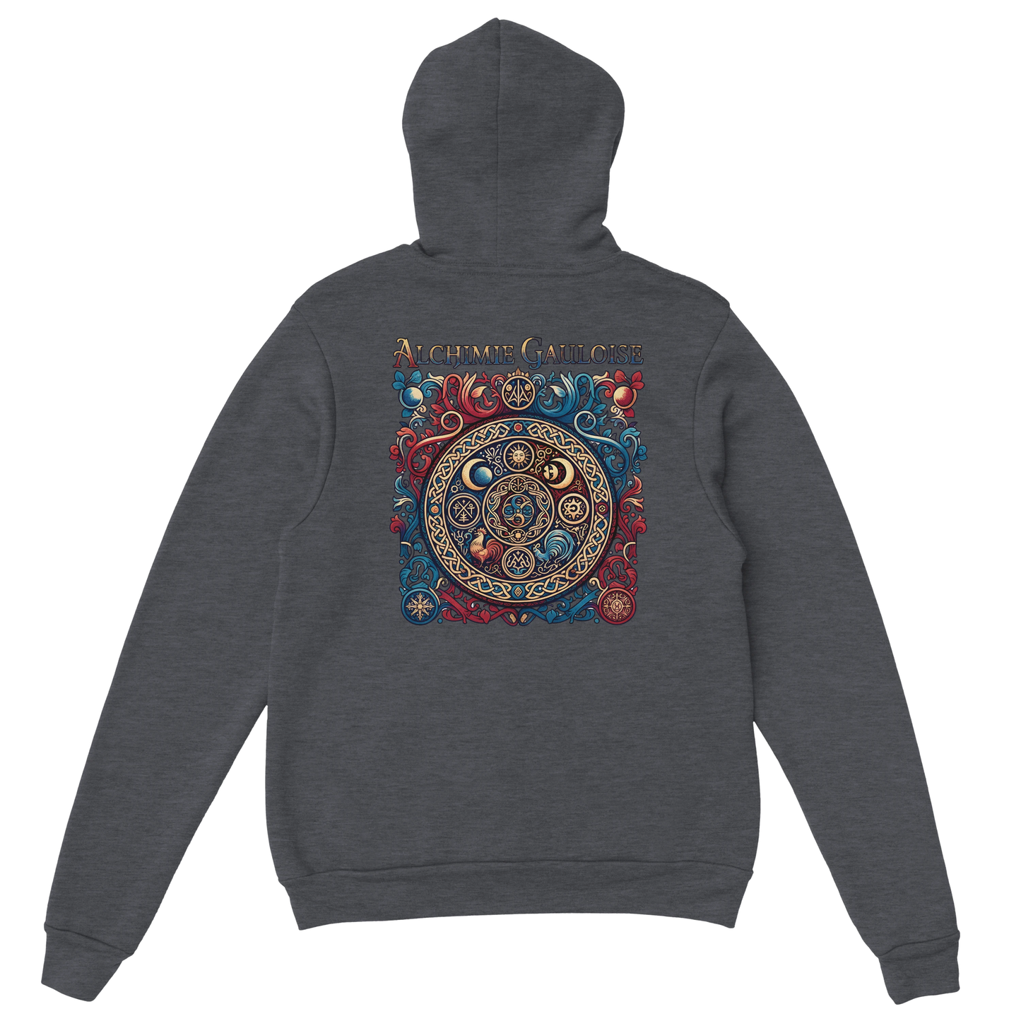 Sweat à capuche homme Alchimie Gauloise – Hoodie premium en coton mélangé