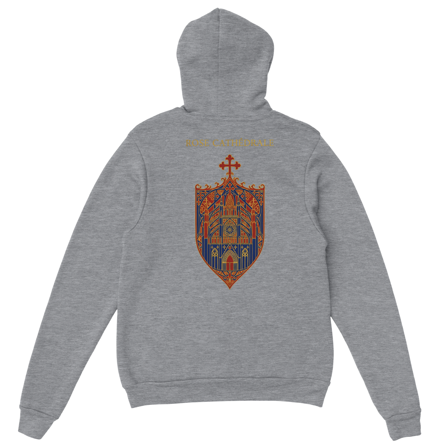 Sweat à capuche femme Rose Cathédrale – Confort Premium