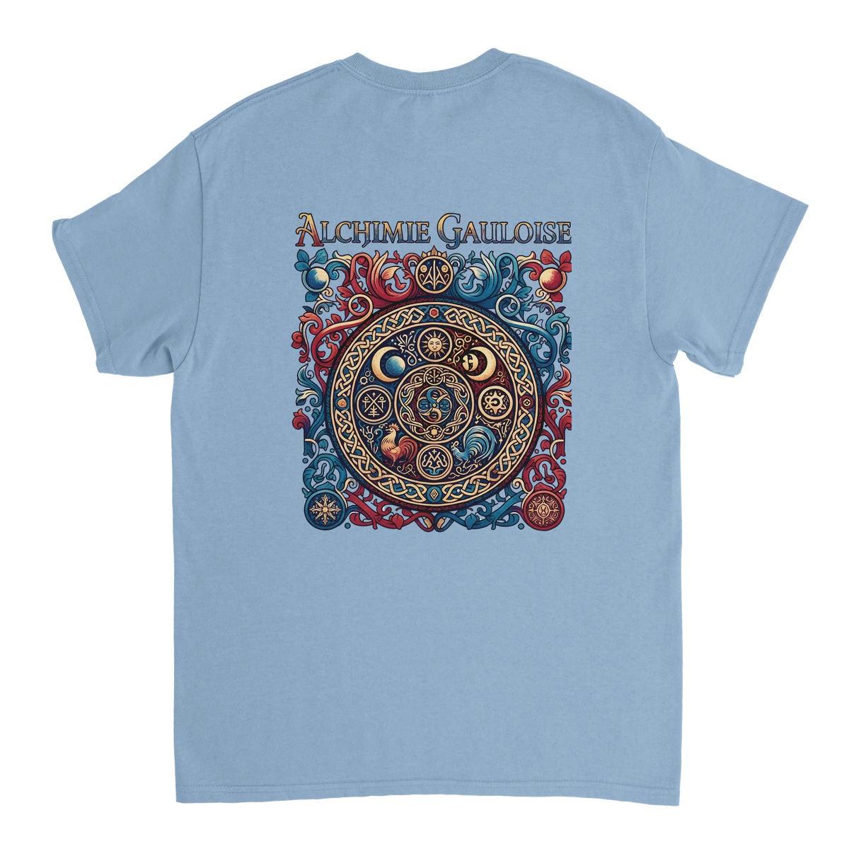 T-Shirt Homme Alchimie Gauloise – Coton Épais à Coupe Classique