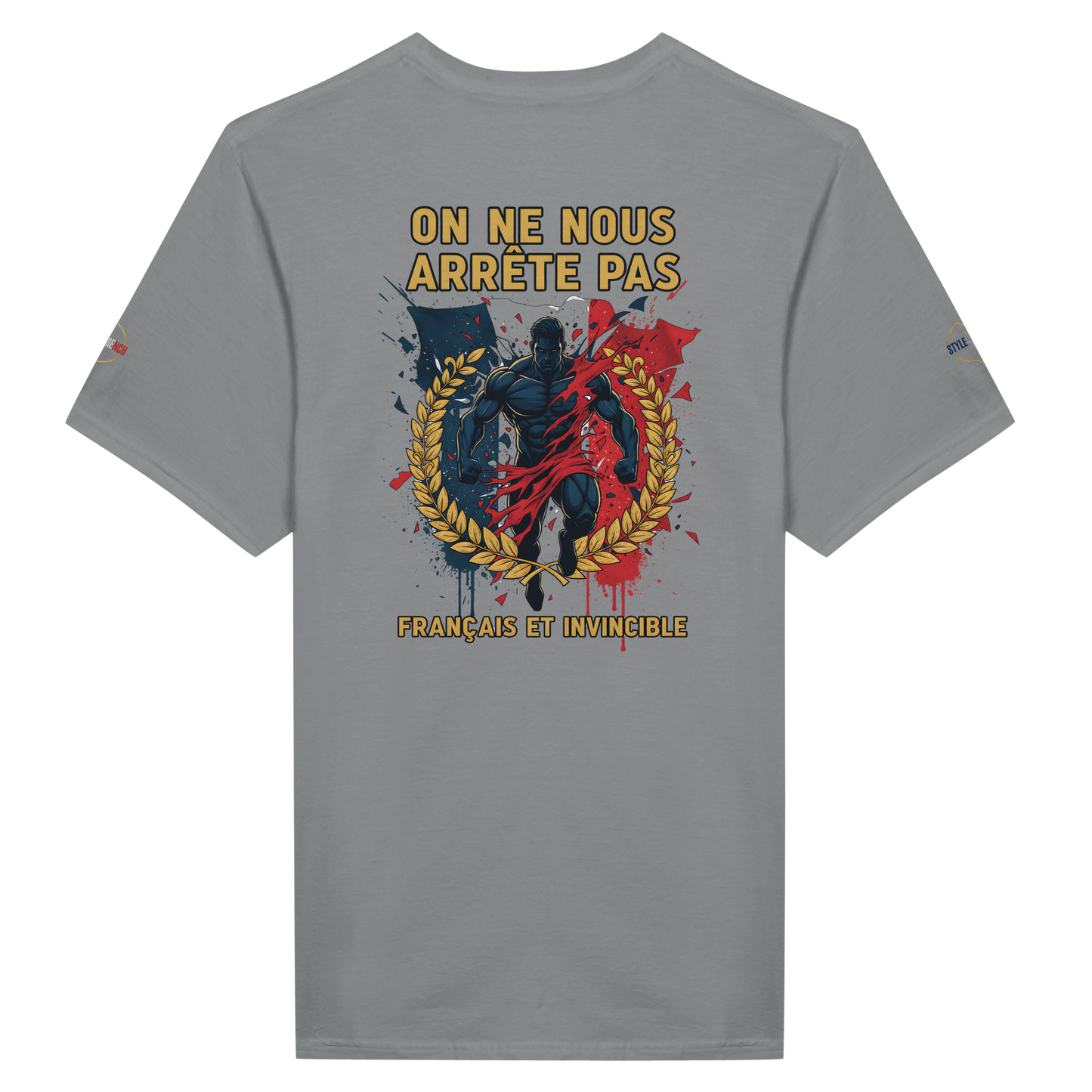 T-shirt Homme 'On  nous arrête pas' – Coton Premium Confort