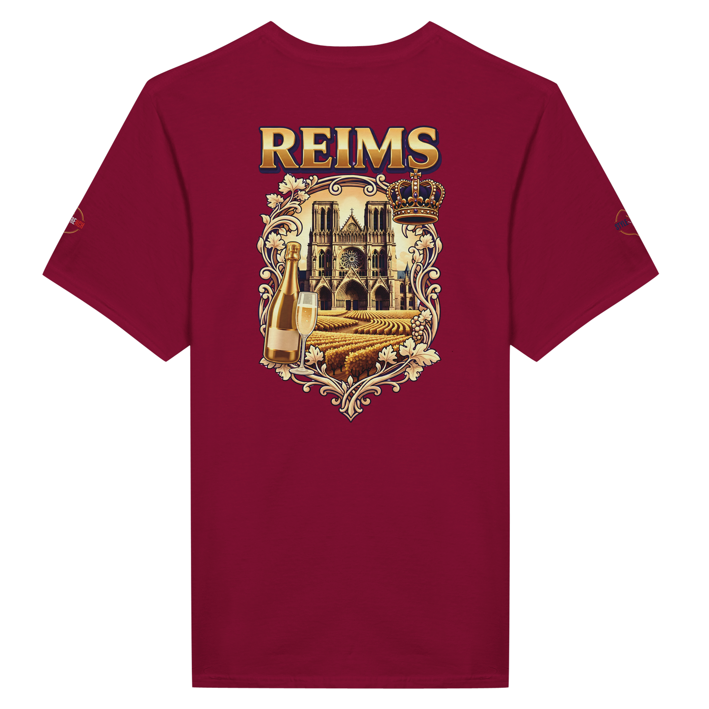 T-shirt Unisexe Reims - Ville de France - Design Premium