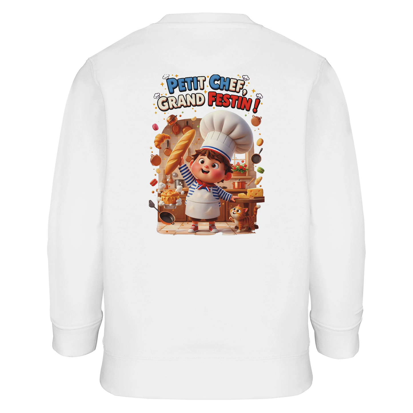 Petit Chef Grand Festin Sweat-shirt Enfant – Sweat Éco-responsable Confortable