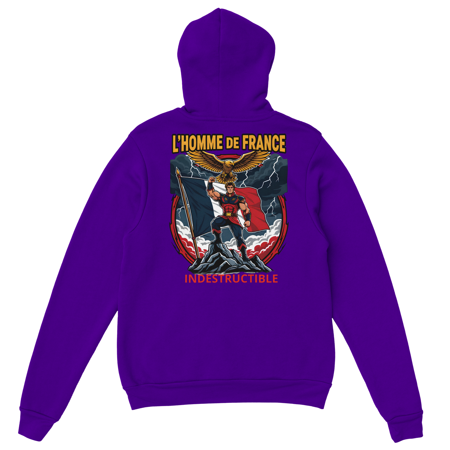 Sweat à Capuche Homme homme de France - Design France - Confort Premium