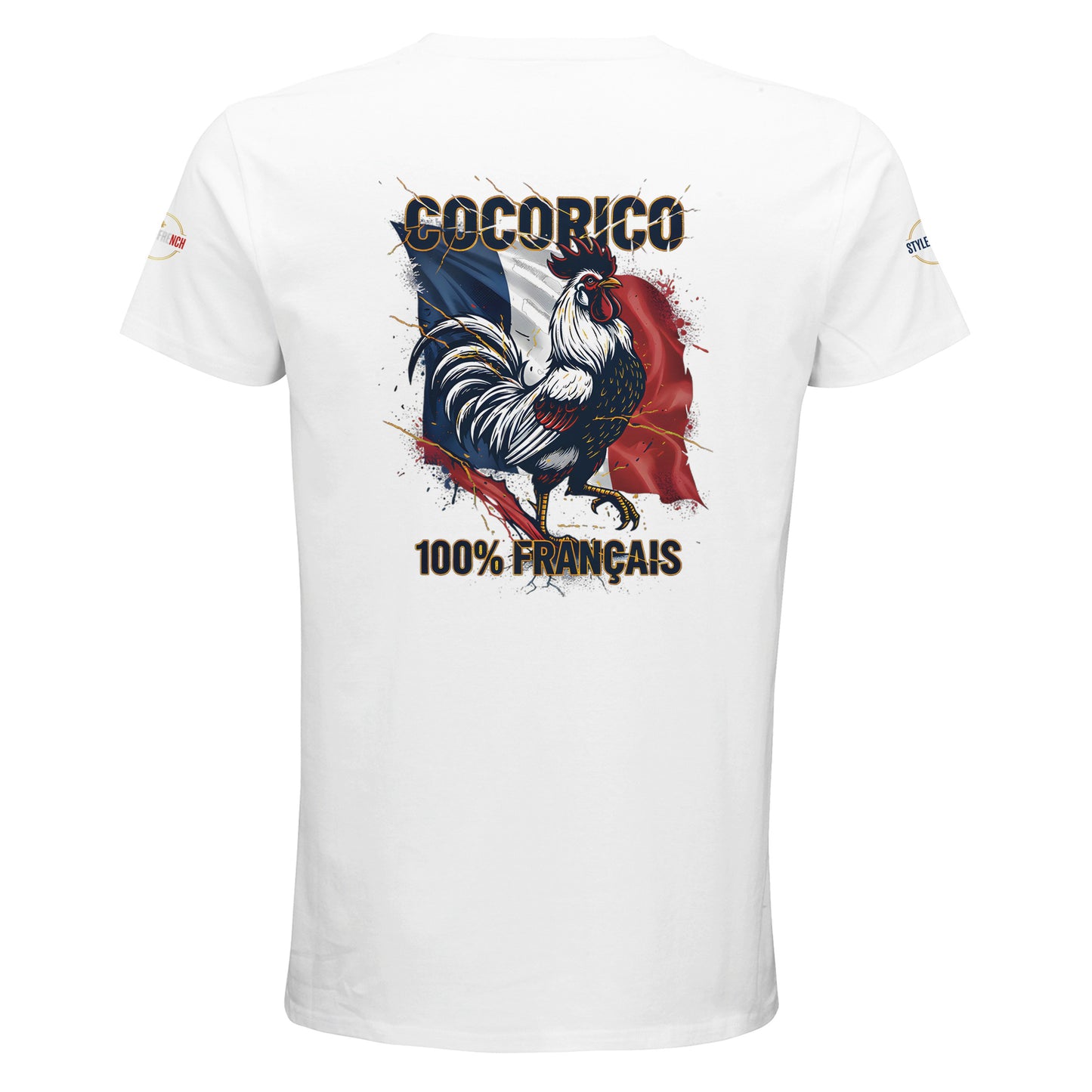 T-shirt Homme Cocorico - Coton Bio Premium à Col Rond