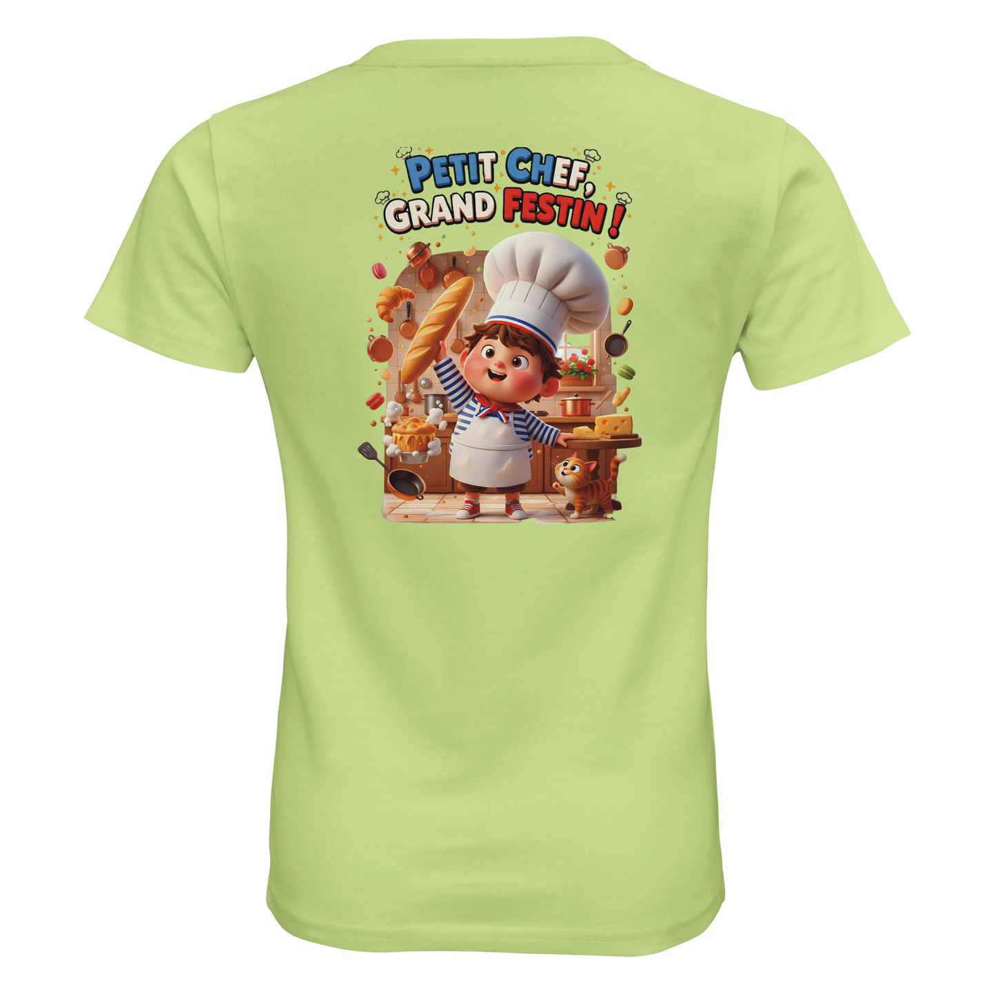 T-Shirt Petit Chef Grand Festin – 100% Coton Bio