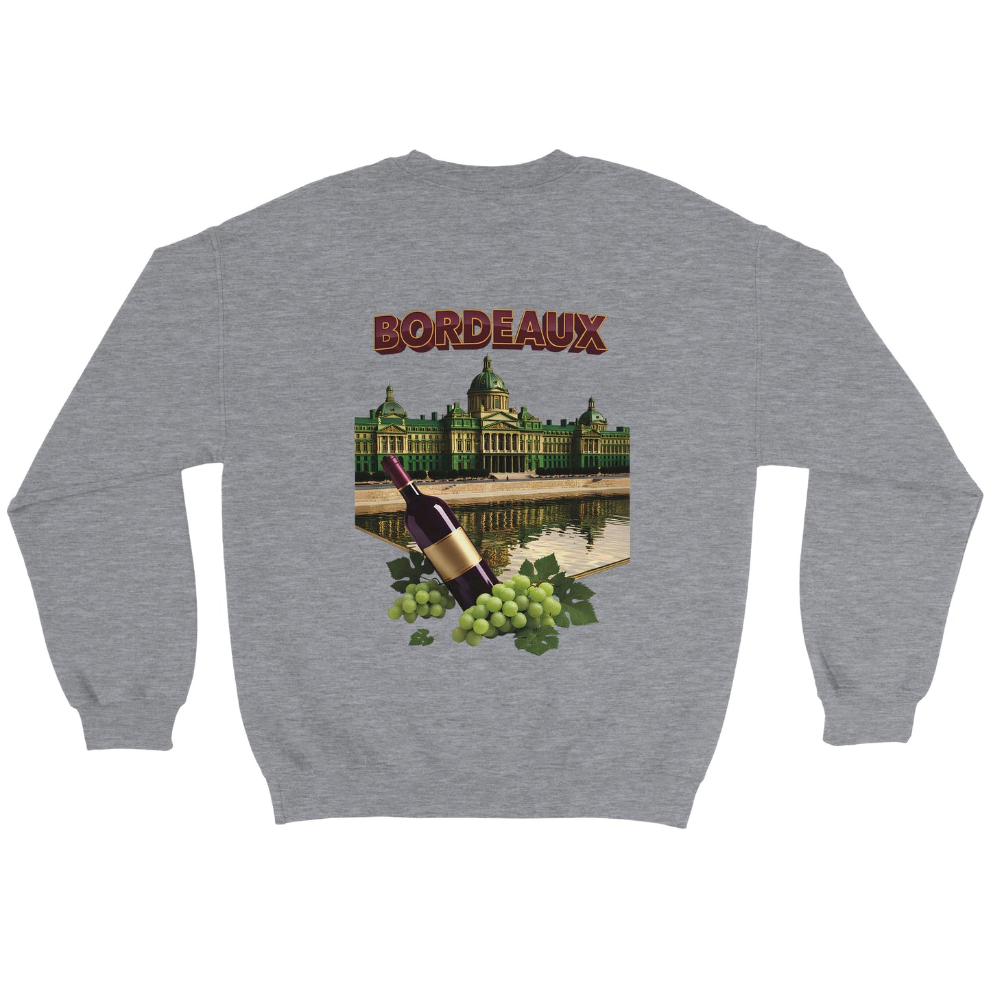 Sweat-shirt Unisexe Bordeaux Ville de France – Classique et Confortable