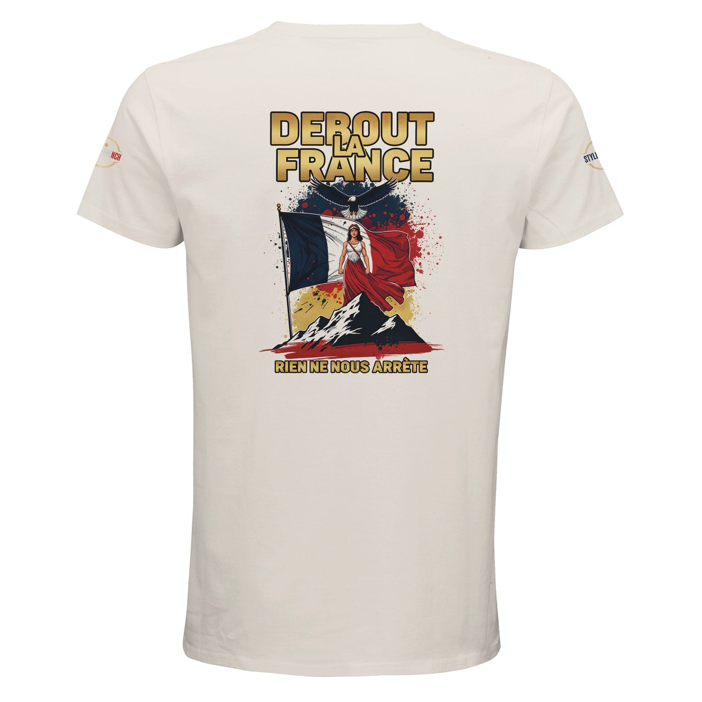 T-shirt Femme Debout la France – 100% Coton Bio