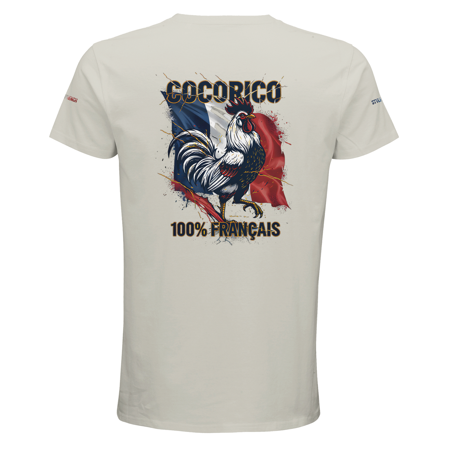 T-shirt Homme Cocorico - Coton Bio Premium à Col Rond