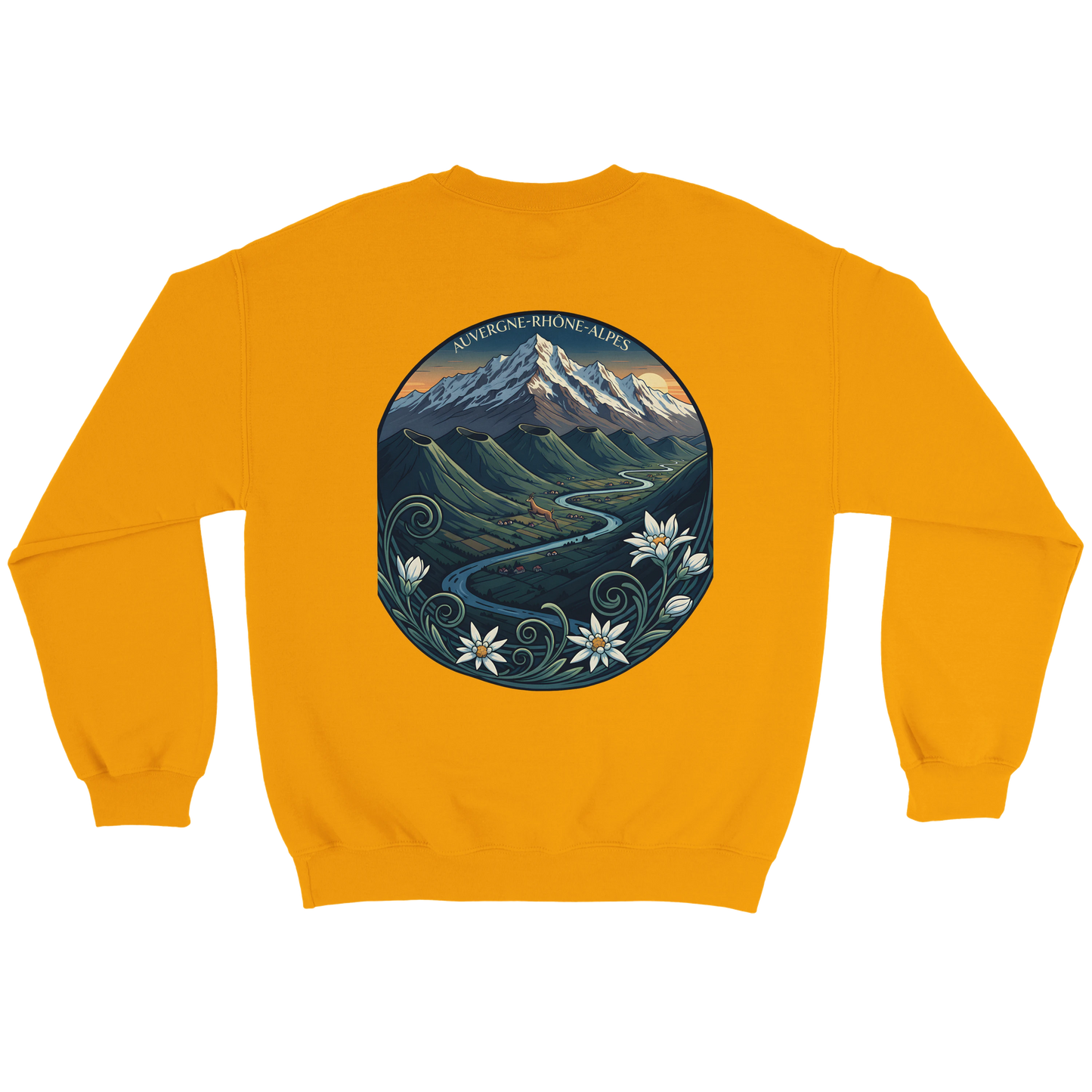 Sweat-shirt Unisexe Auvergne-Rhône-Alpes – Confort Classique