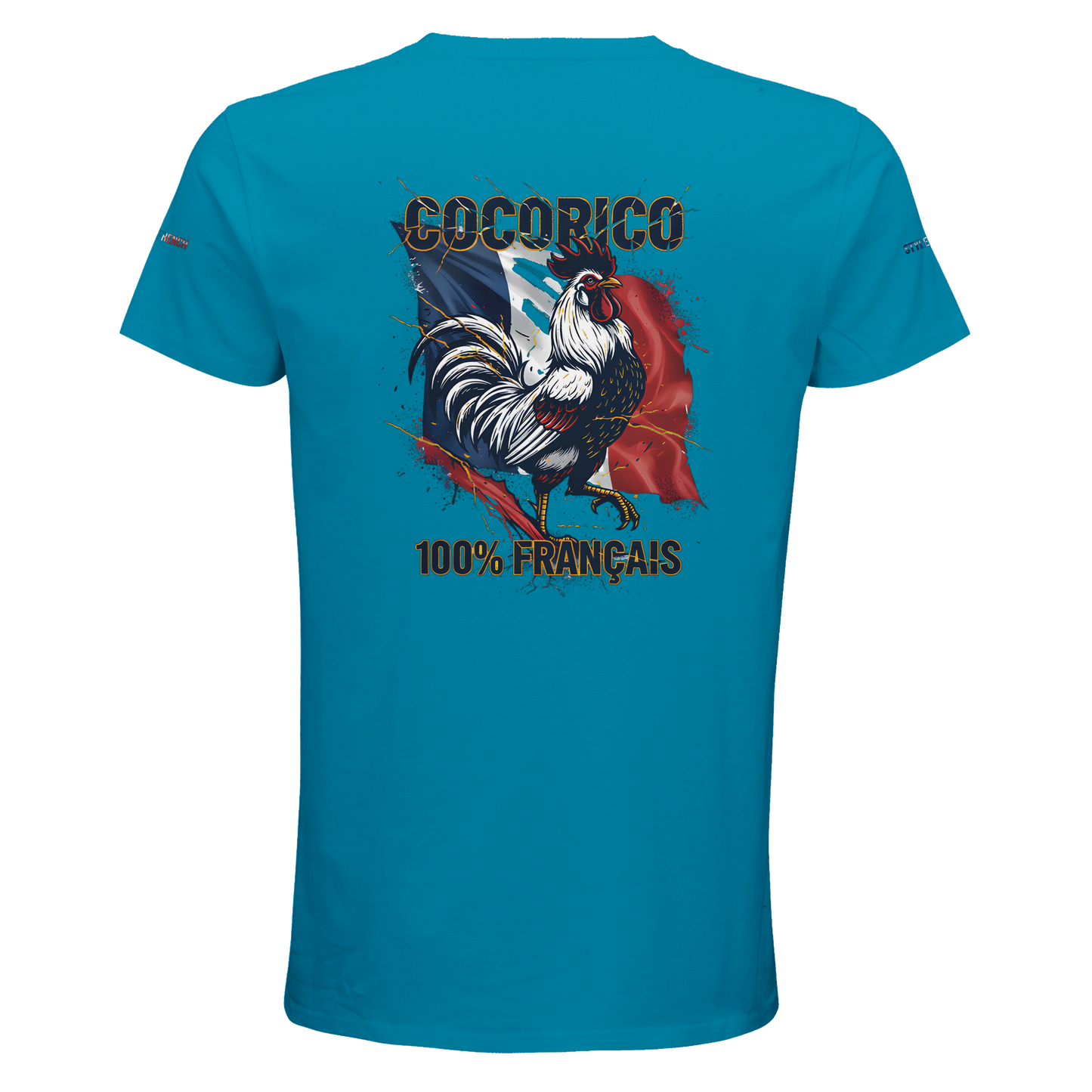 T-shirt Homme Cocorico - Coton Bio Premium à Col Rond