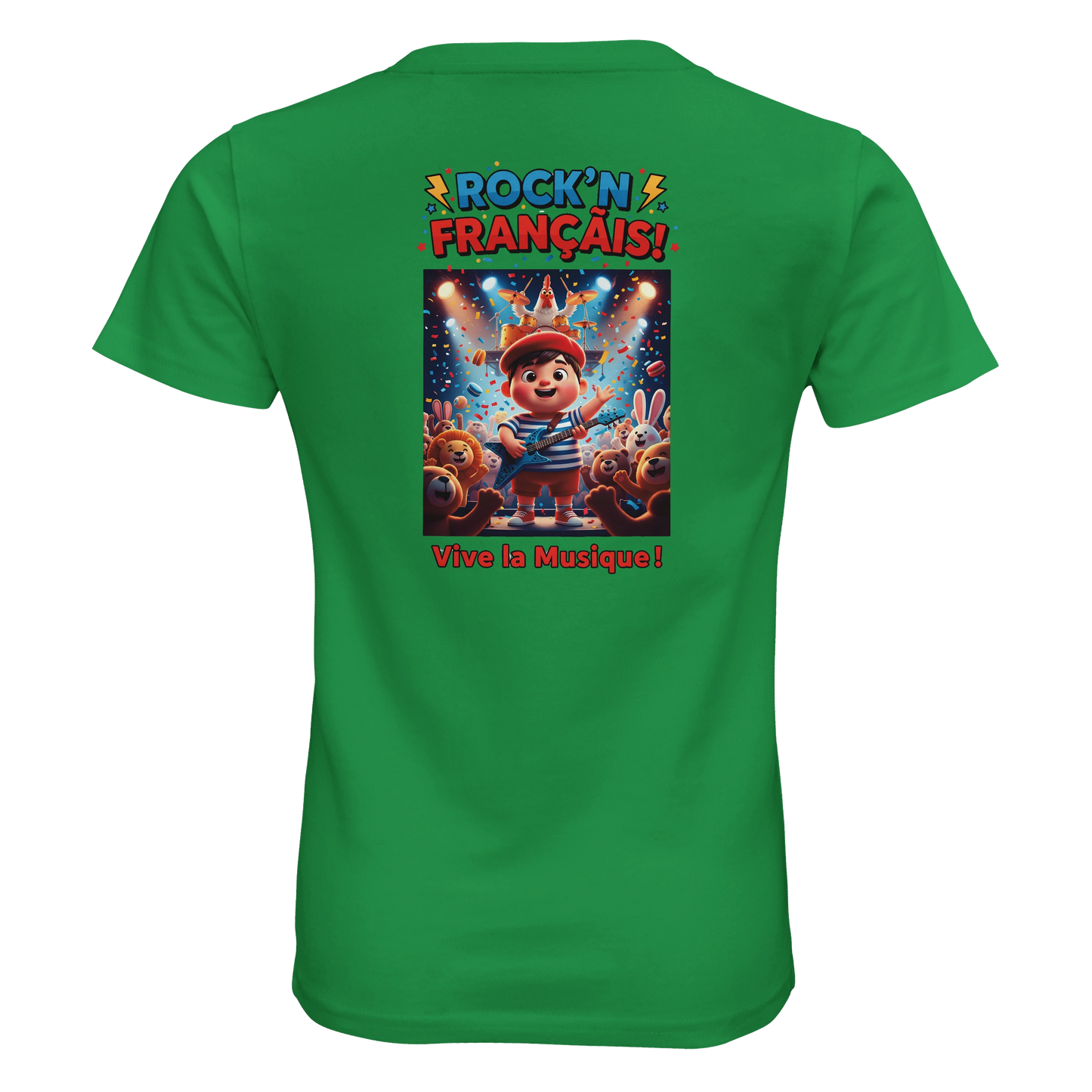 T-shirt Garçon Rock'n Français – Coton Bio Confortable