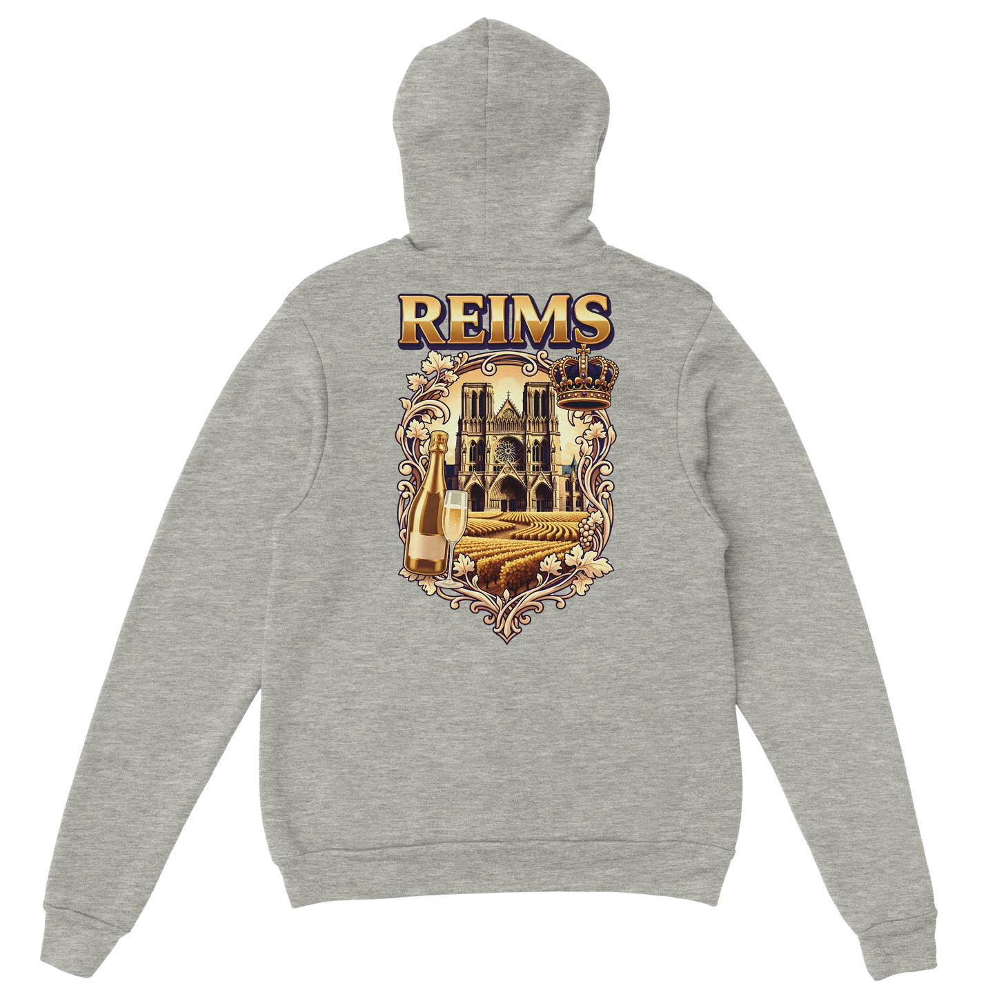 Sweat à capuche unisexe Reims - Confort premium avec conseils d'entretien