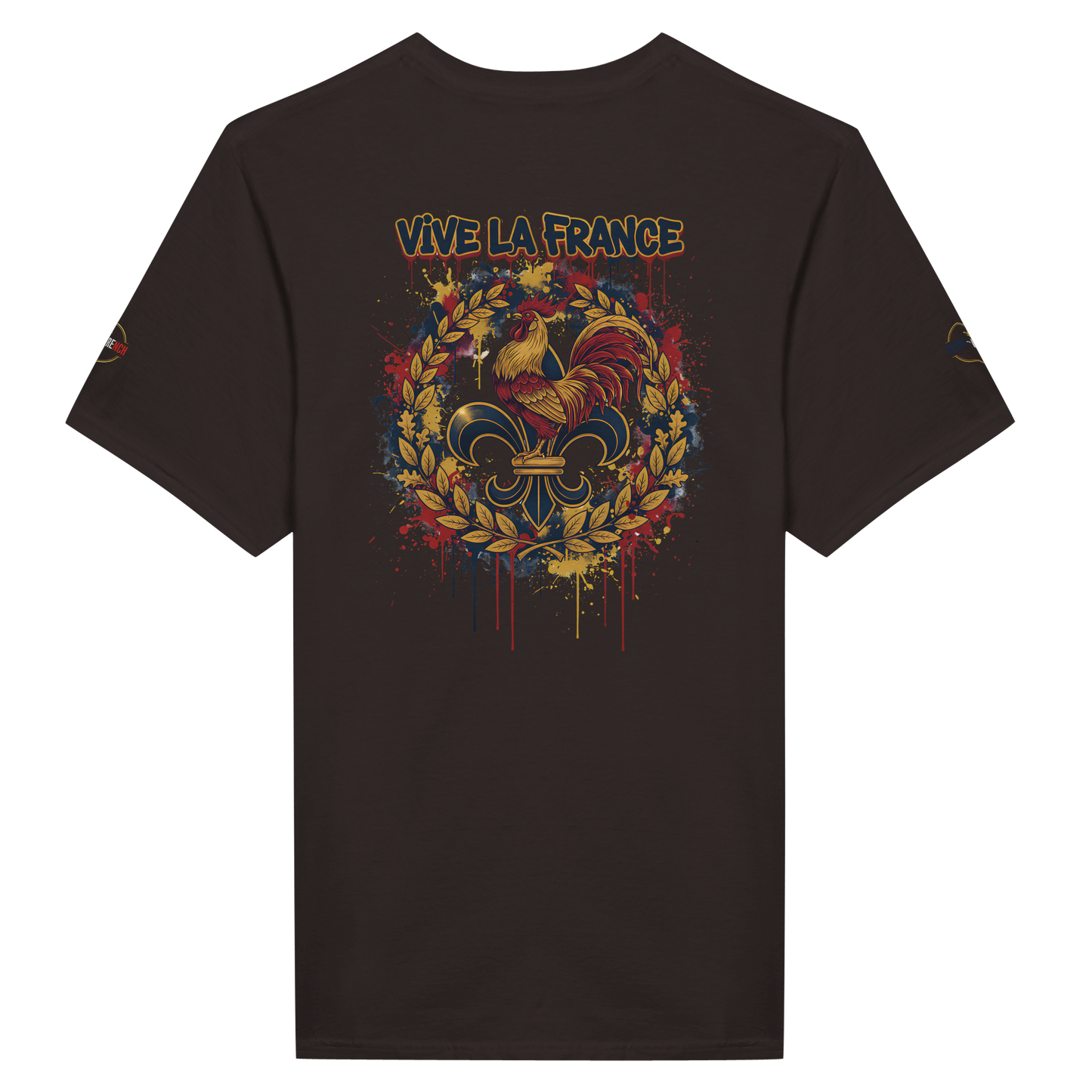 T-shirt Homme 'Vive la France' – Coton Premium, Coupe Classique