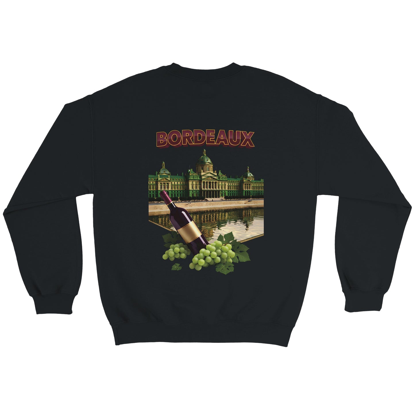 Sweat-shirt Unisexe Bordeaux Ville de France – Classique et Confortable
