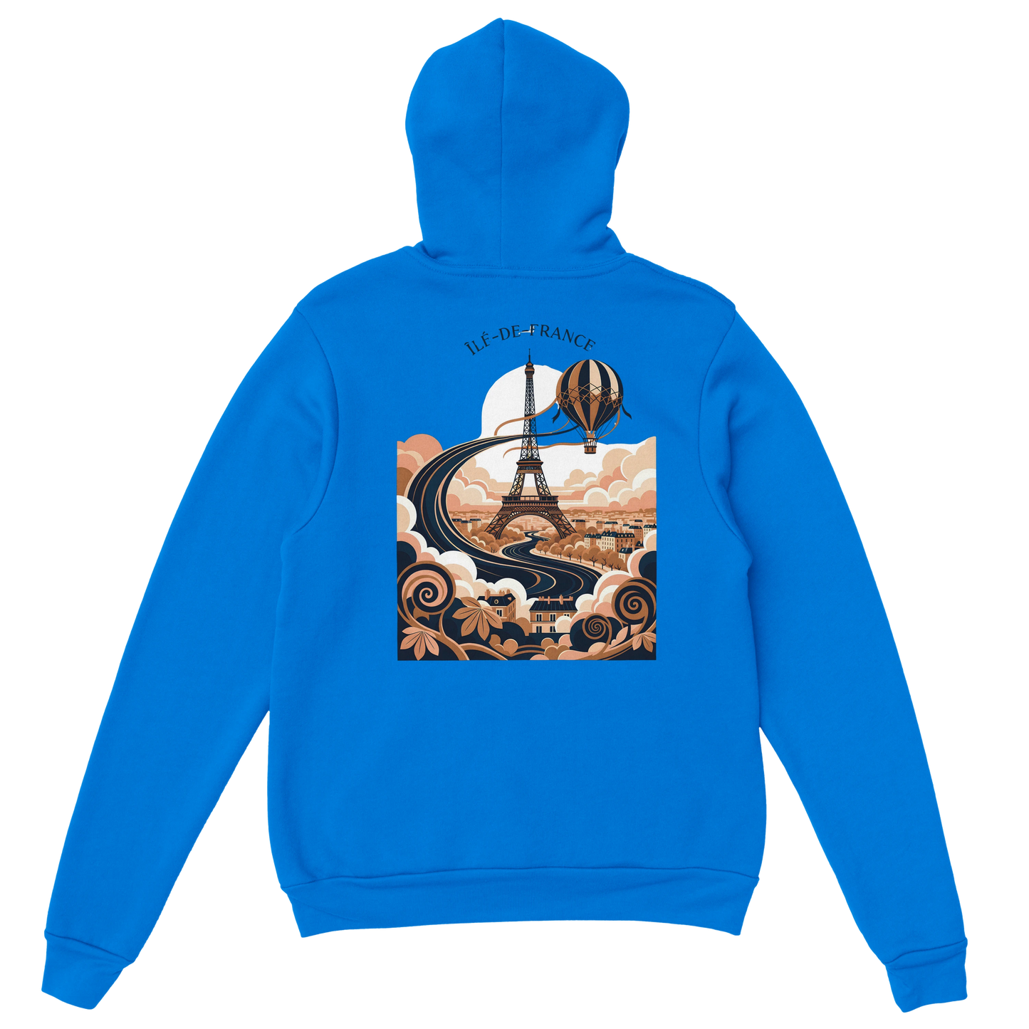 Sweat à Capuche Unisexe Île-de-France – Confort et Style Premium