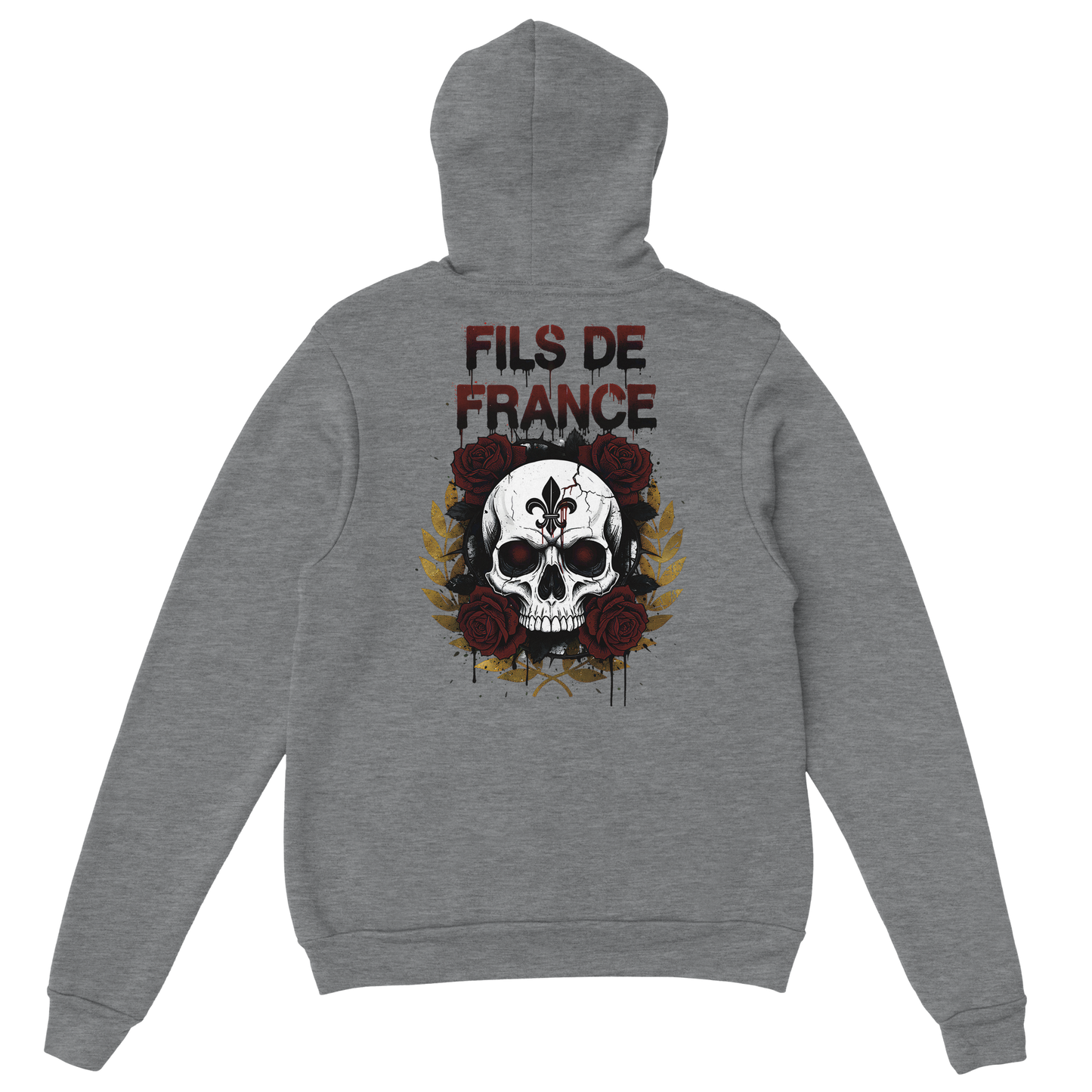 Sweat à capuche homme Fils de France – Hoodie premium en coton mélangé