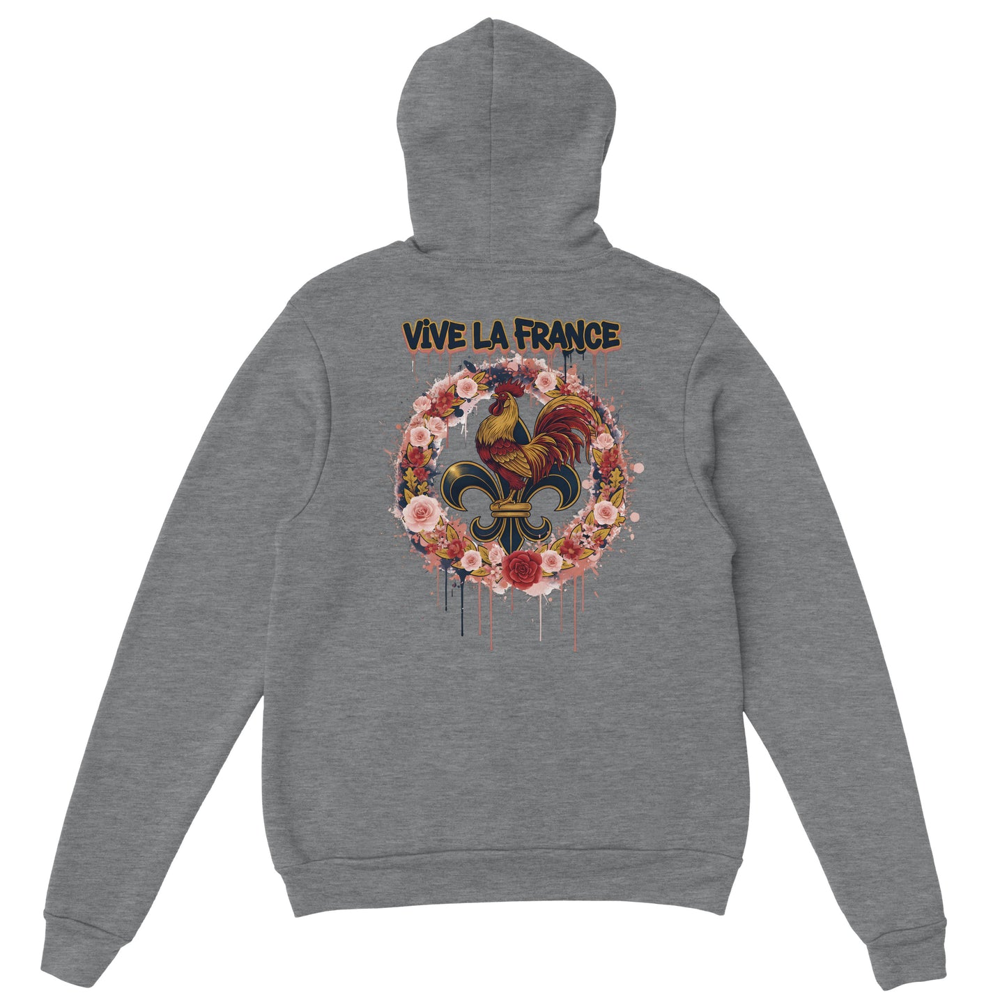 Sweat à capuche femme  Vive la France – Hoodie Premium Confortable et Résistant