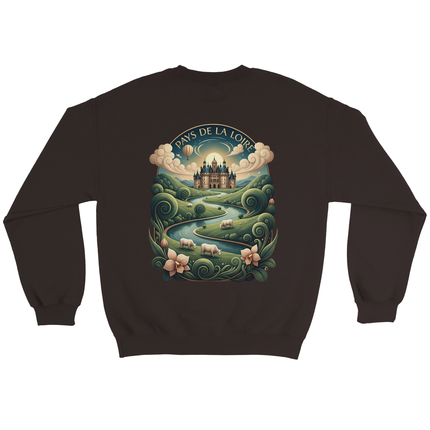 Sweat-shirt Unisexe Pays de la Loire – Confort Premium et Coupe Classique