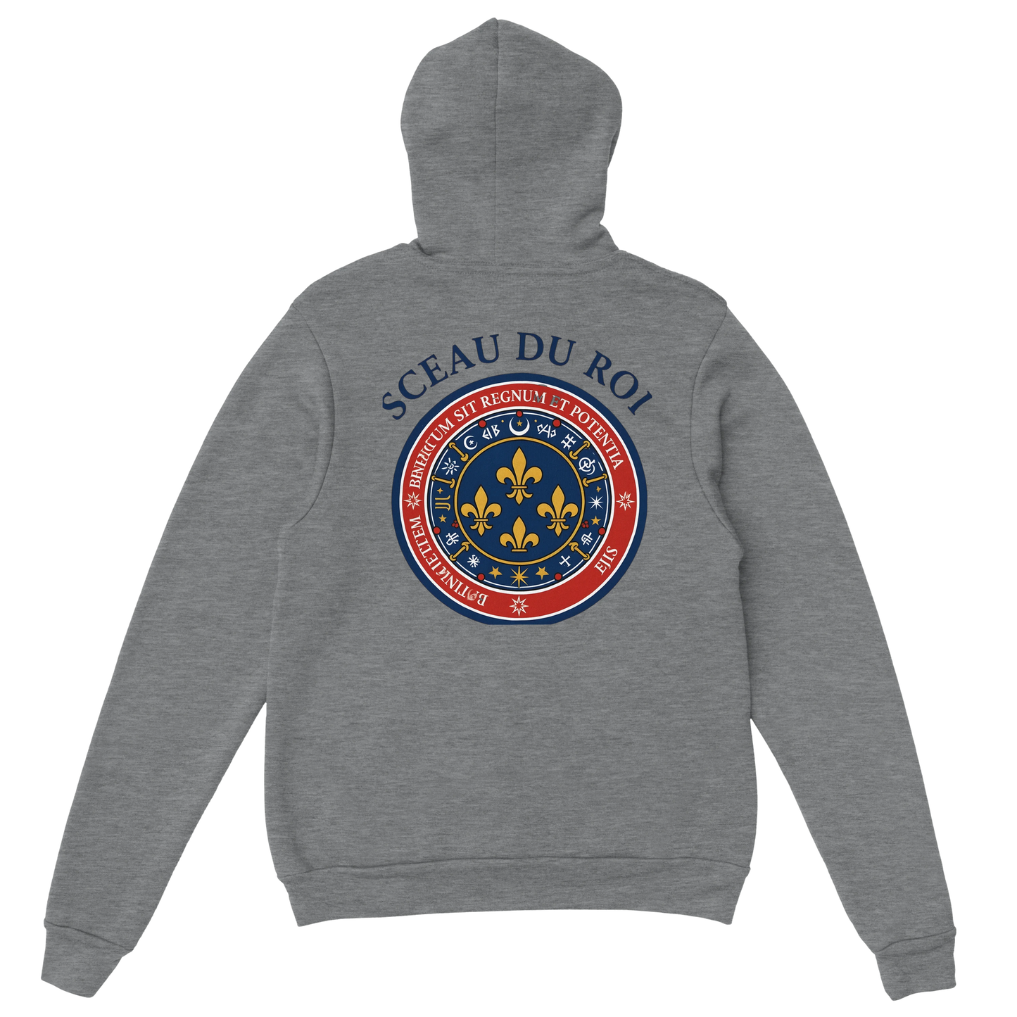 Sweat à capuche Le Sceau du Roi pour homme – Hoodie premium en coton mélangé