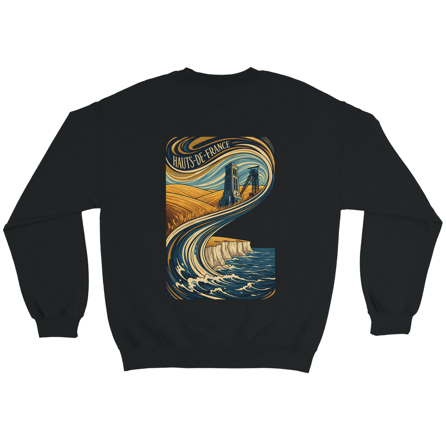 Sweat-shirt Unisexe Haut de France - Confort Premium et Design Classique
