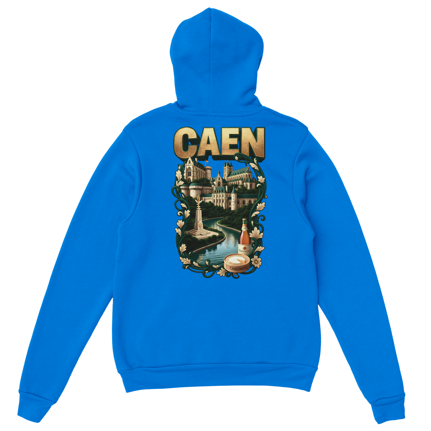 Sweat à capuche Caen - Ville de France - Unisexe Premium