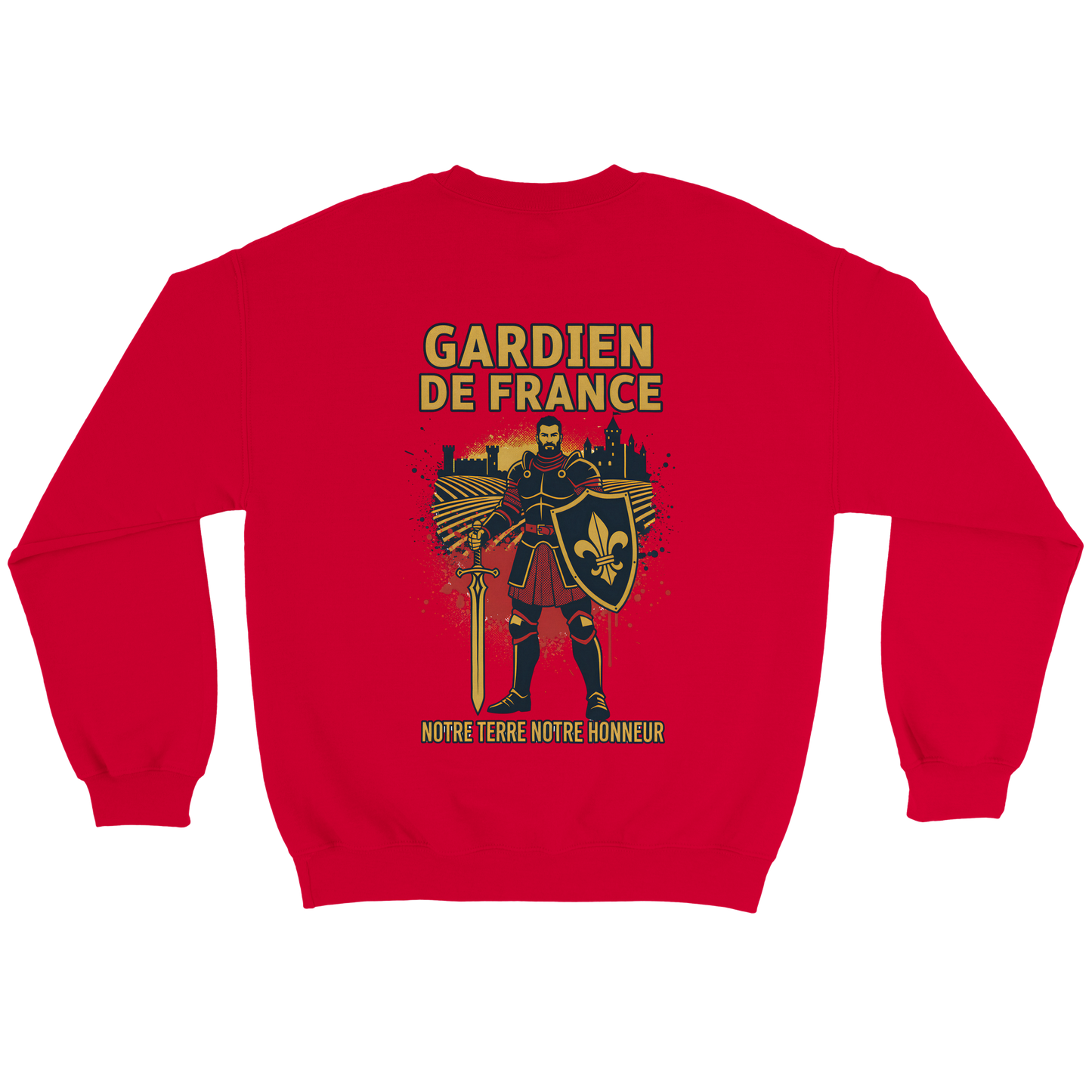Sweat-shirt Homme Gardien de France - Premium French Heritage Apparel