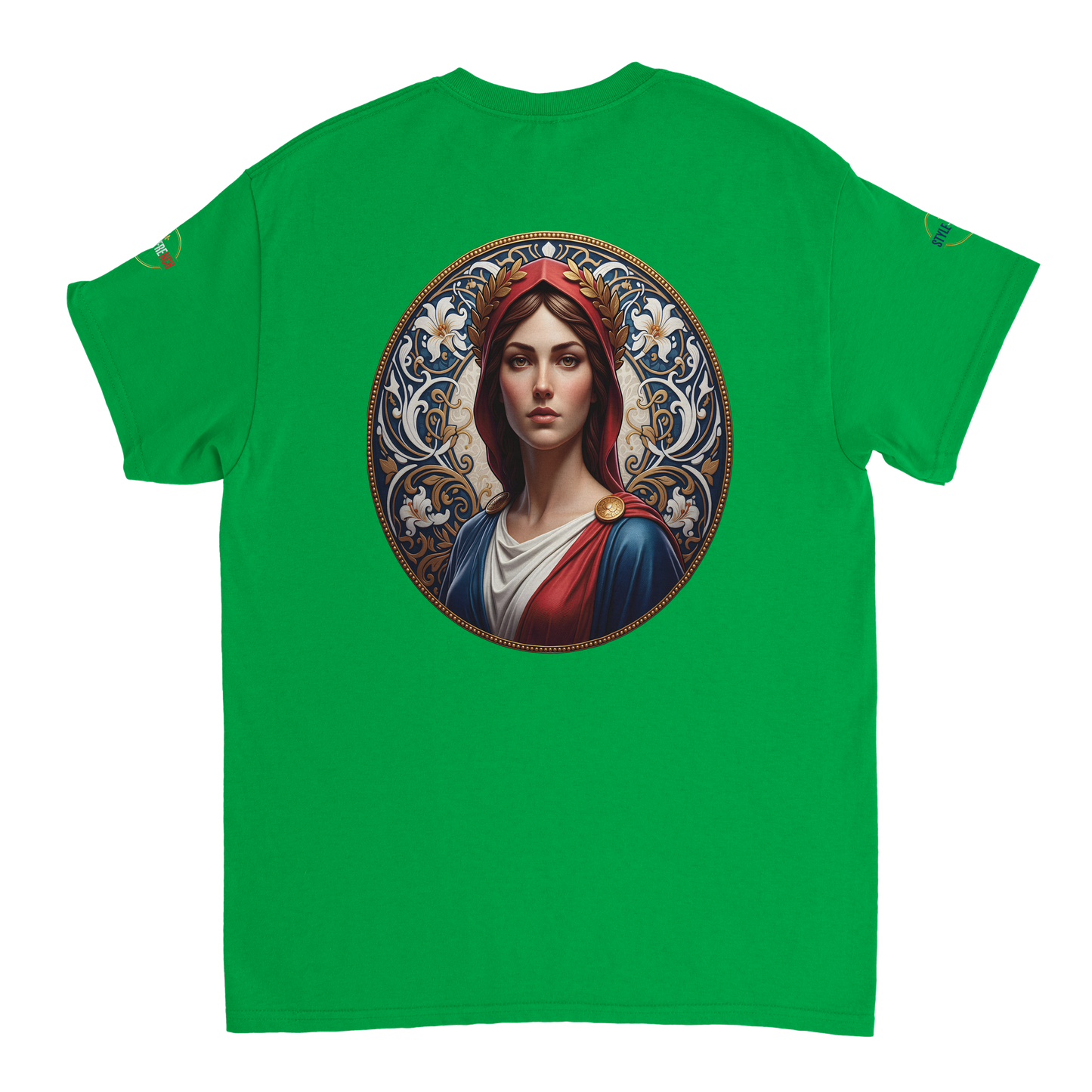 T-shirt Femme Marianne – Coton Épais Coupe Classique