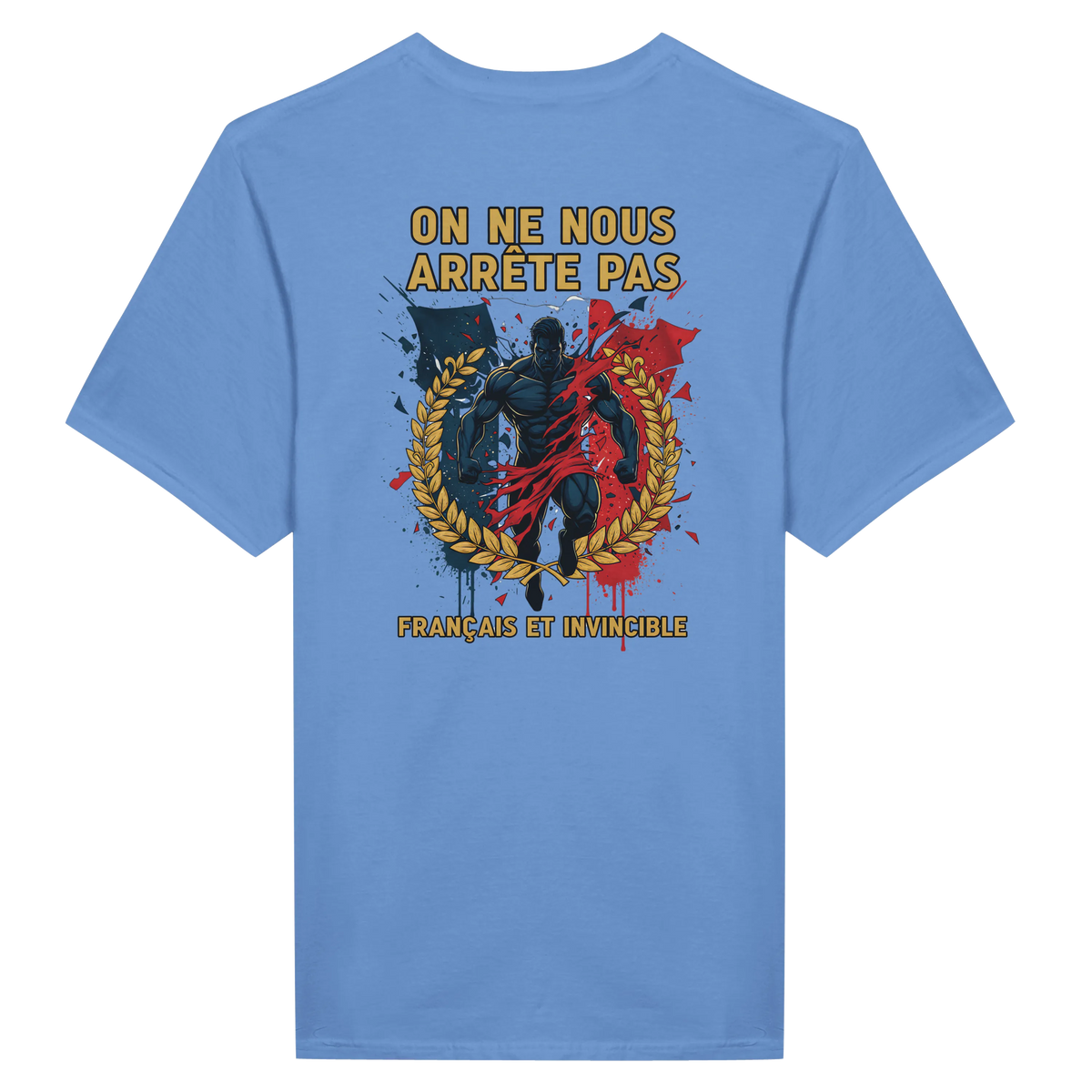 T-shirt Homme « On Nous Arrête Pas » - Classique Ras du Cou Gildan 64000