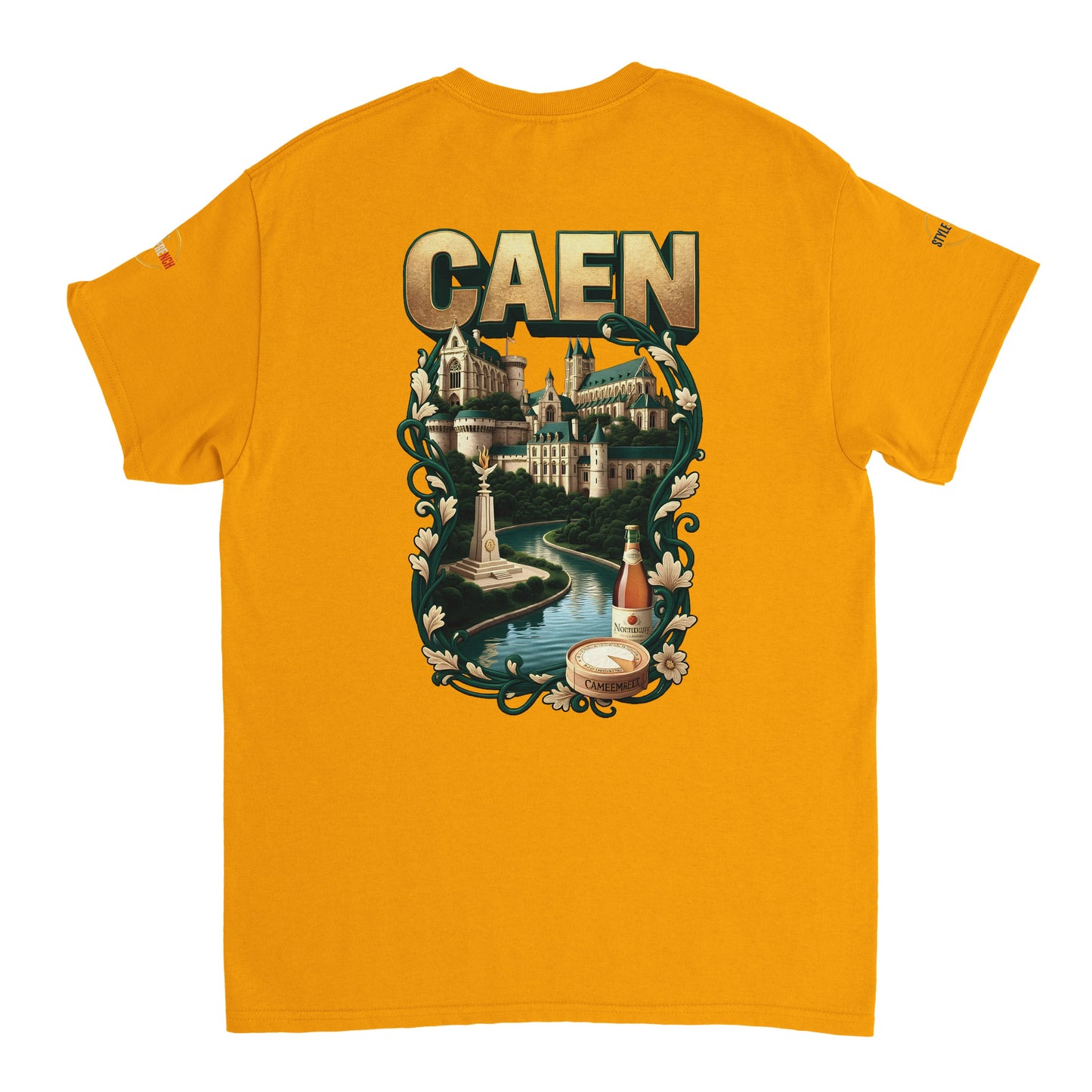 T-shirt Unisexe Caen - Ville de France - Design Classique en Coton