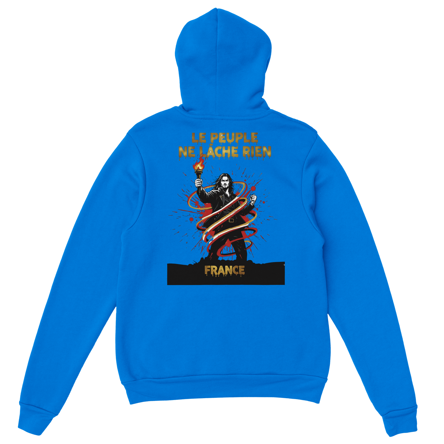 Sweat à Capuche Homme "Le Peuple Ne Lâche Rien" – Confort Premium