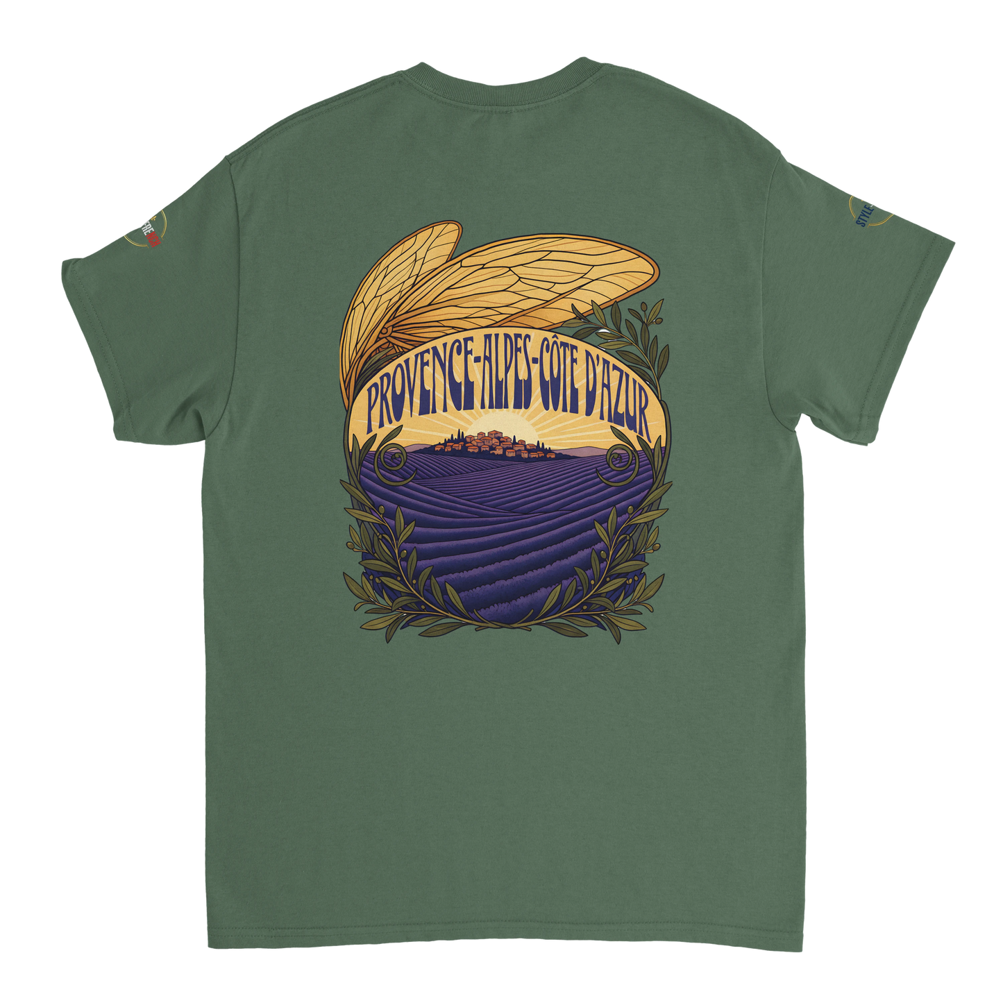 T-Shirt Unisexe Provence-Alpes-Côte d'Azur – Coton Épais Premium