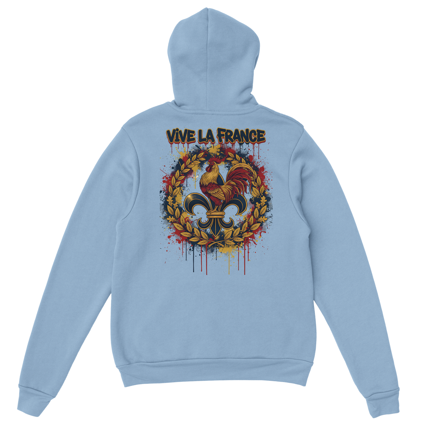 Sweat à Capuche Homme Vive la France – Confort et Style Tricolore
