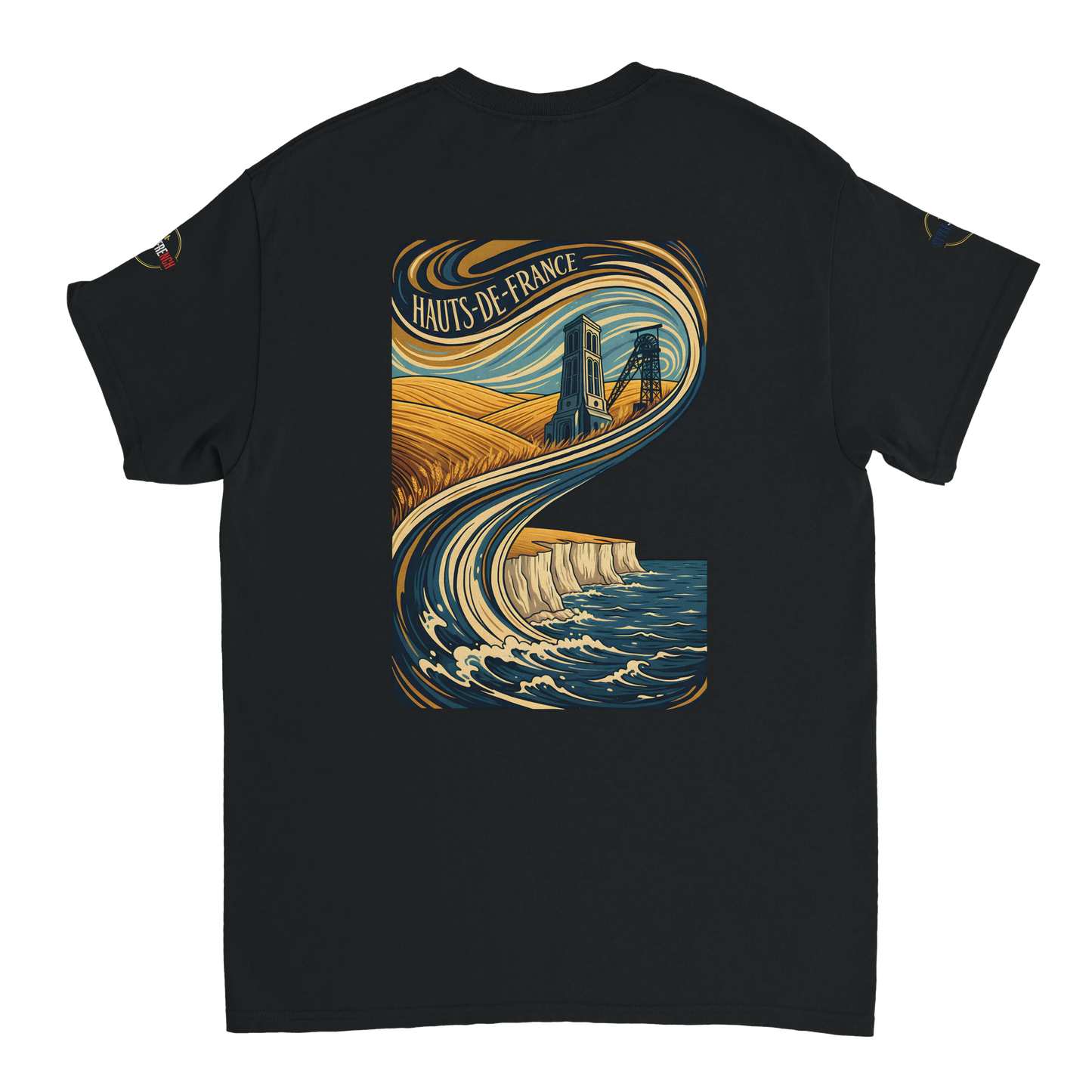 T-shirt Unisexe Haut de France - Coton Épais Premium