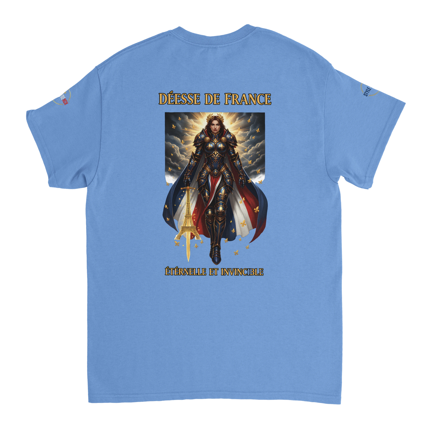 T-shirt Femme Déesse de France - Coton Épais à Coupe Classique