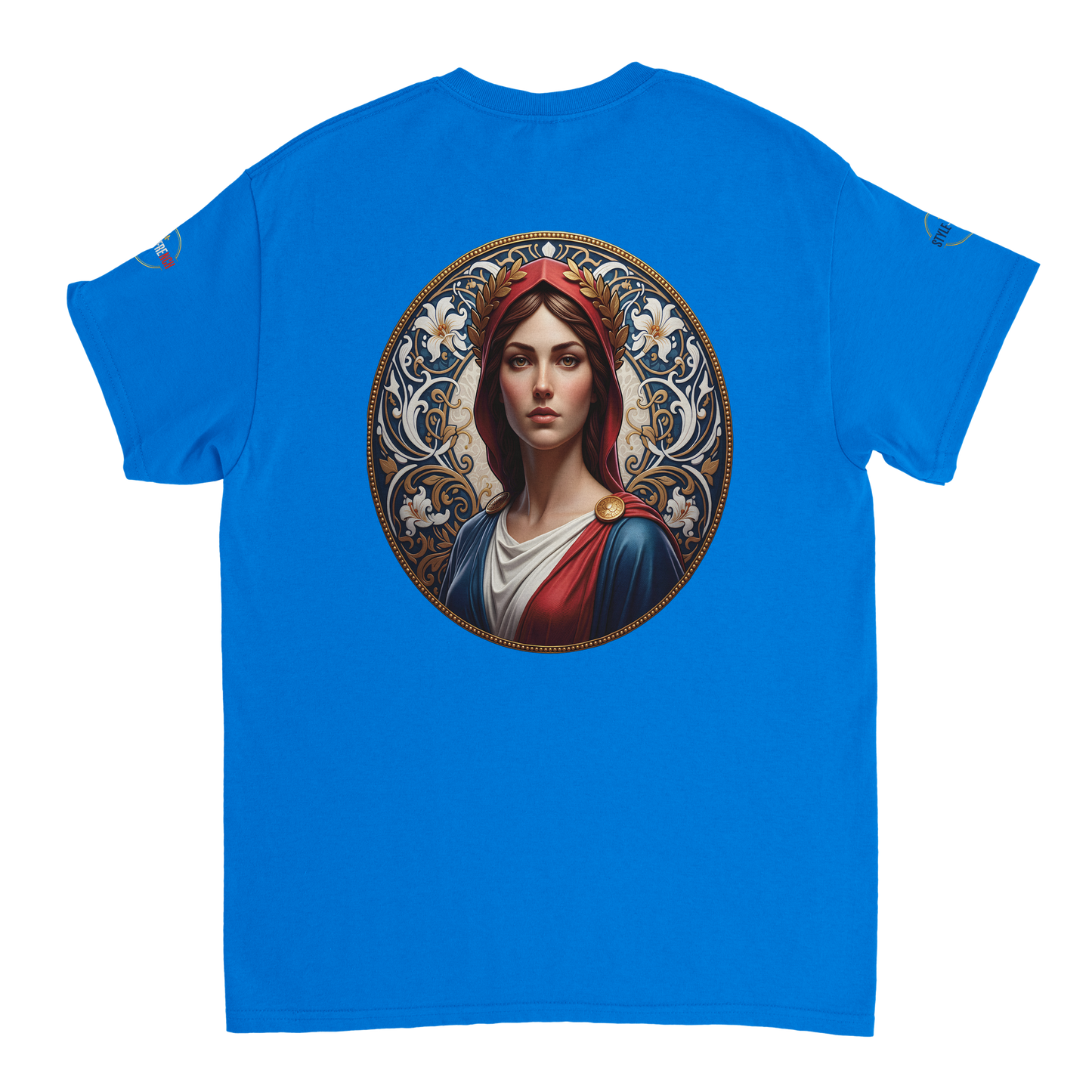 T-shirt Femme Marianne – Coton Épais Coupe Classique